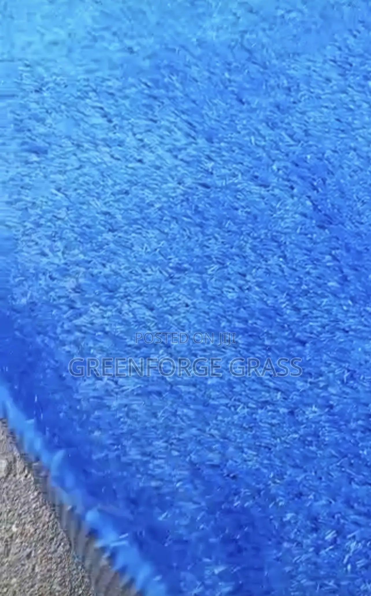 Artificial Grass, 15mm Blue Coloured