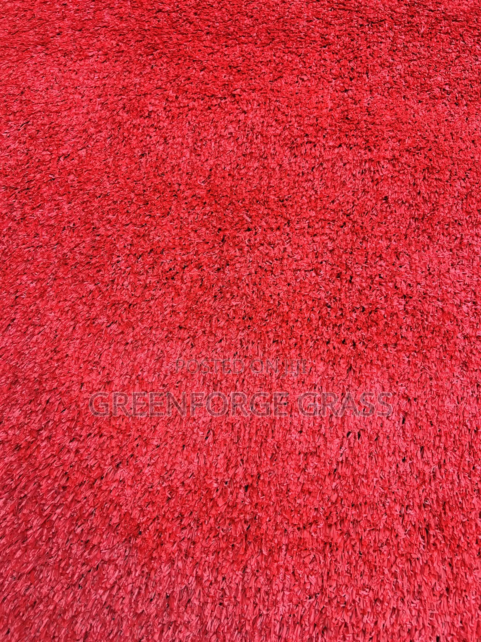 Artificial Grass, 15mm Red Coloured