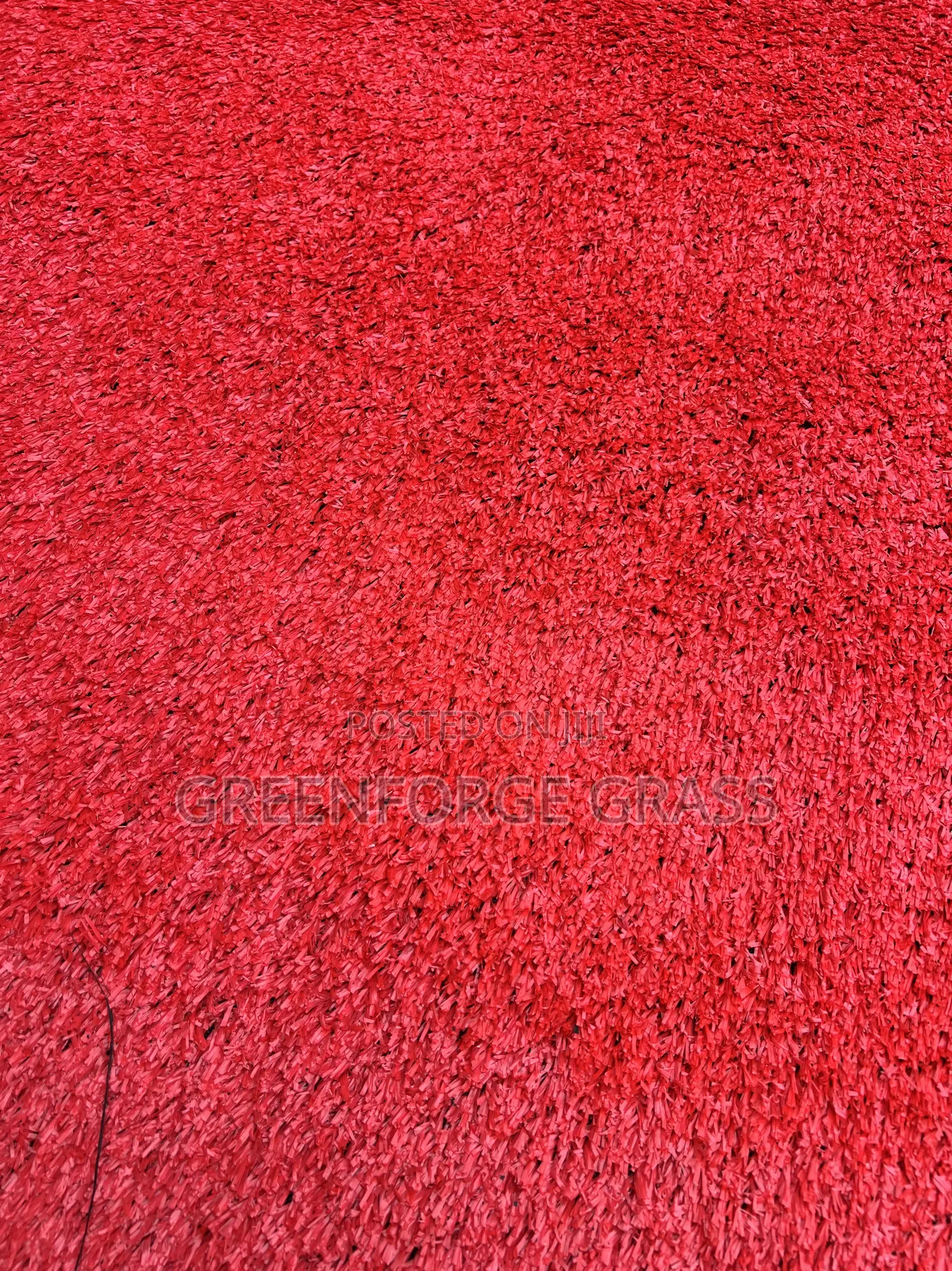 Artificial Grass, 15mm Red Coloured