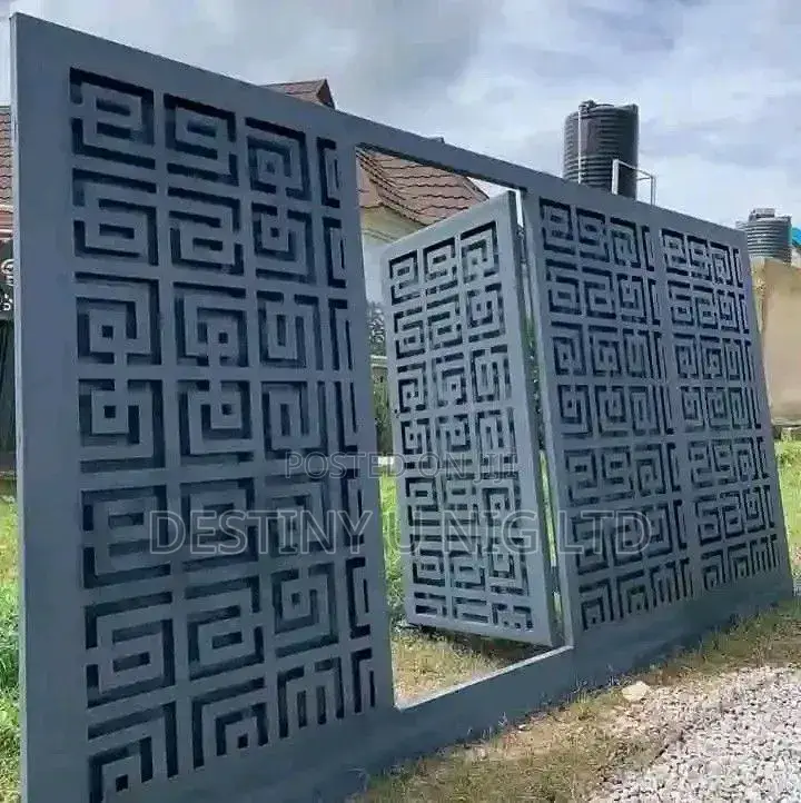 Laser Cut Fabricated Gate