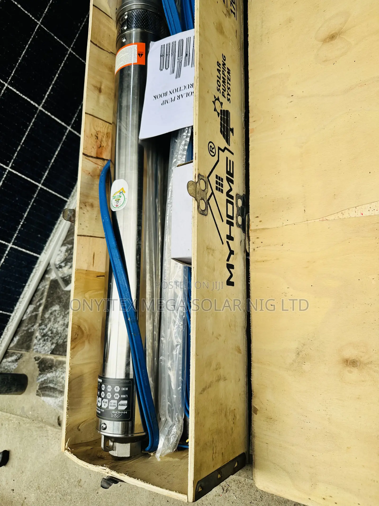 My Home Submersible Solar Pump 2hp AC/DC With Warranty