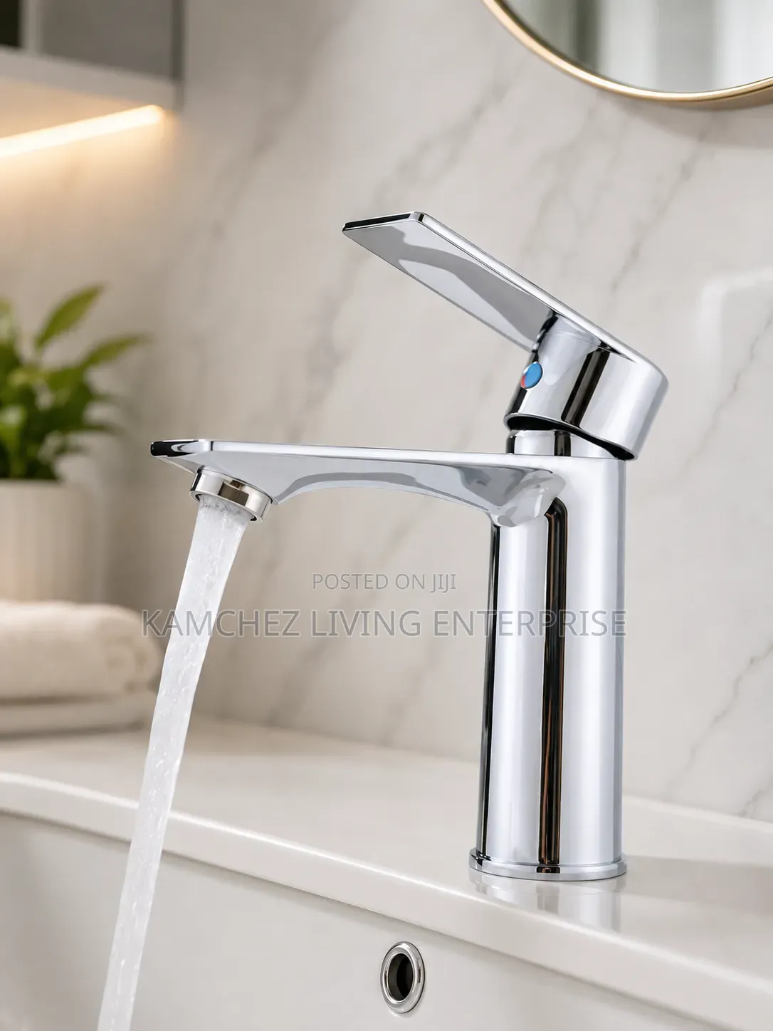 Premium Chrome Bathroom Basin Mixer Tap