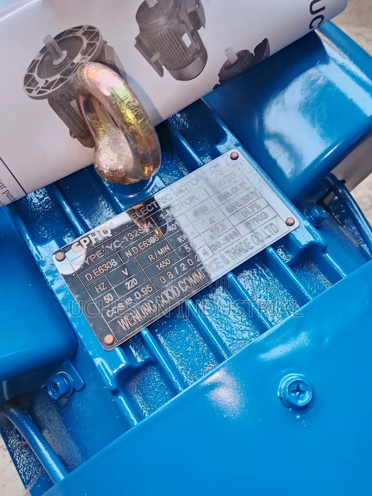 Single Phase Motor 5.5kw/7.5hp