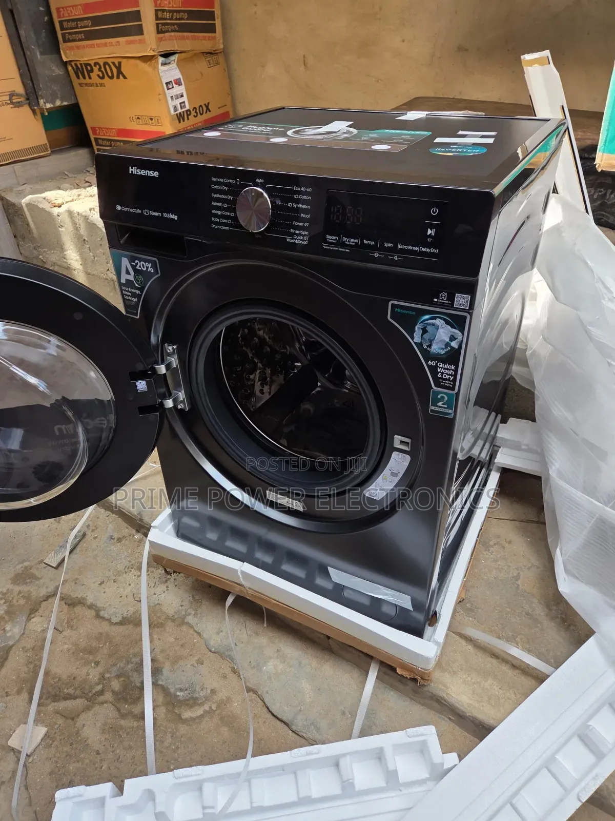 12KG Hisense Wash Dry Washing Machine – Powerful Reliable