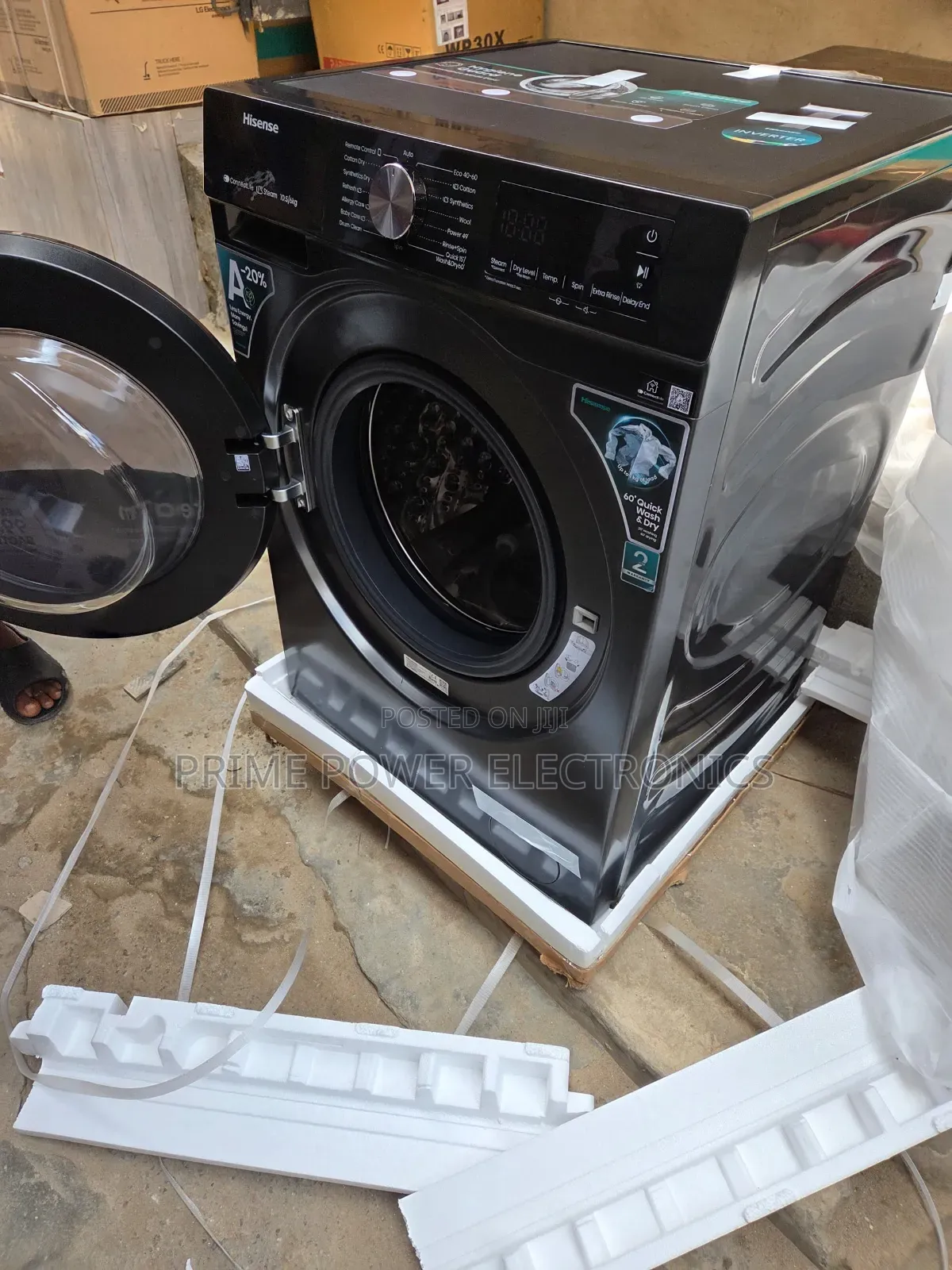 Hisense 12KG Wash Dry – Perfect for Large Families