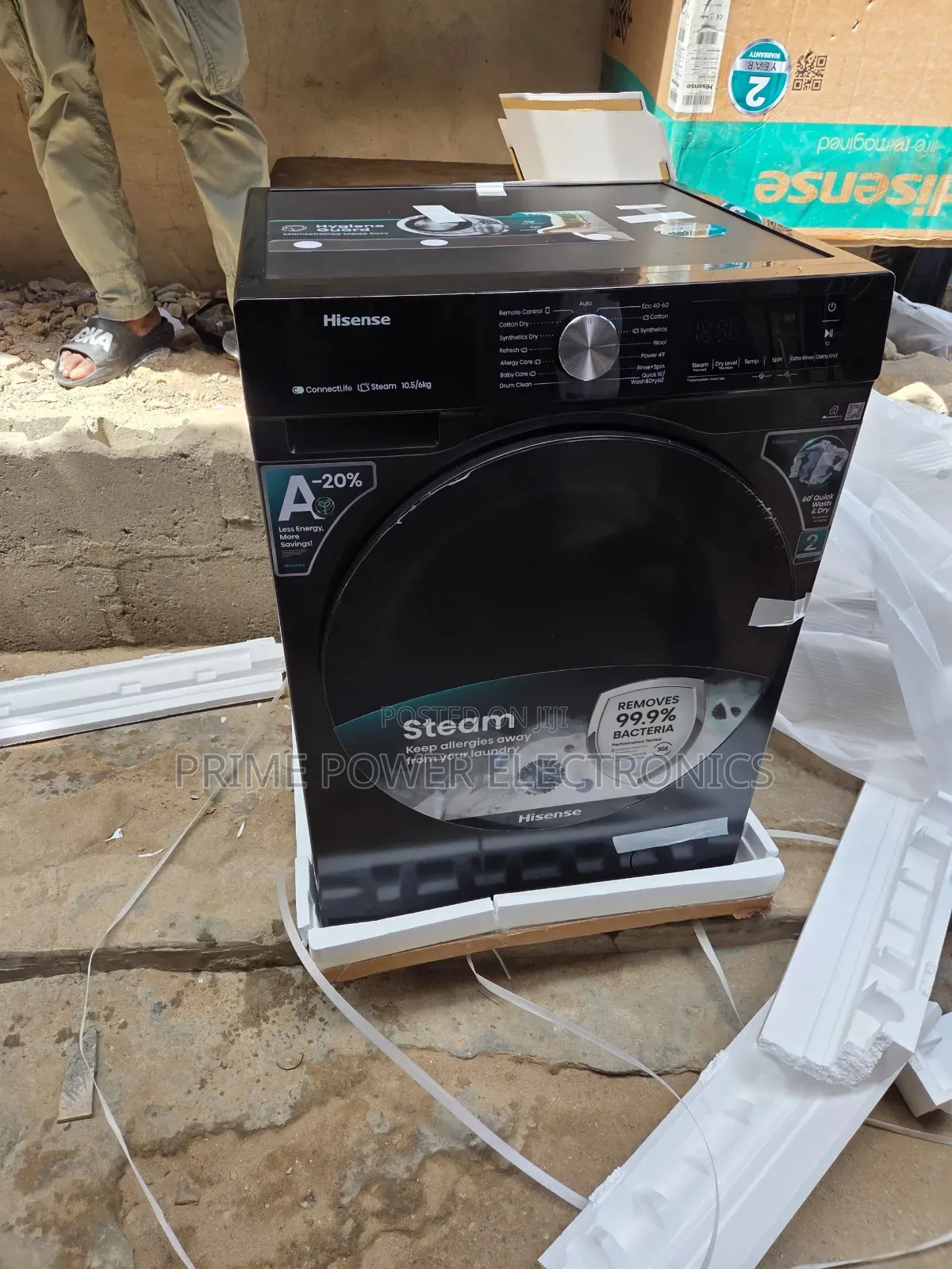 Hisense 12KG Wash Dry – Perfect for Large Families