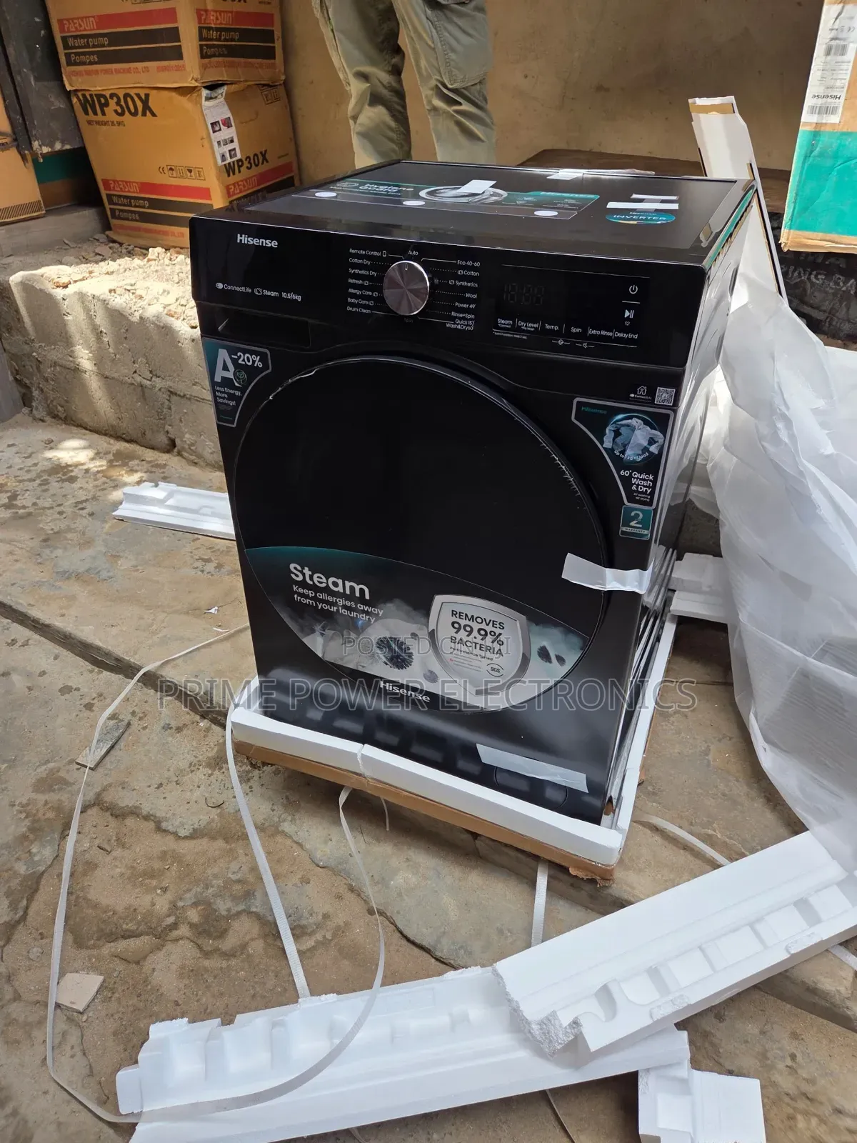 Upgrade Your Laundry With Hisense 12KG Wash Dry