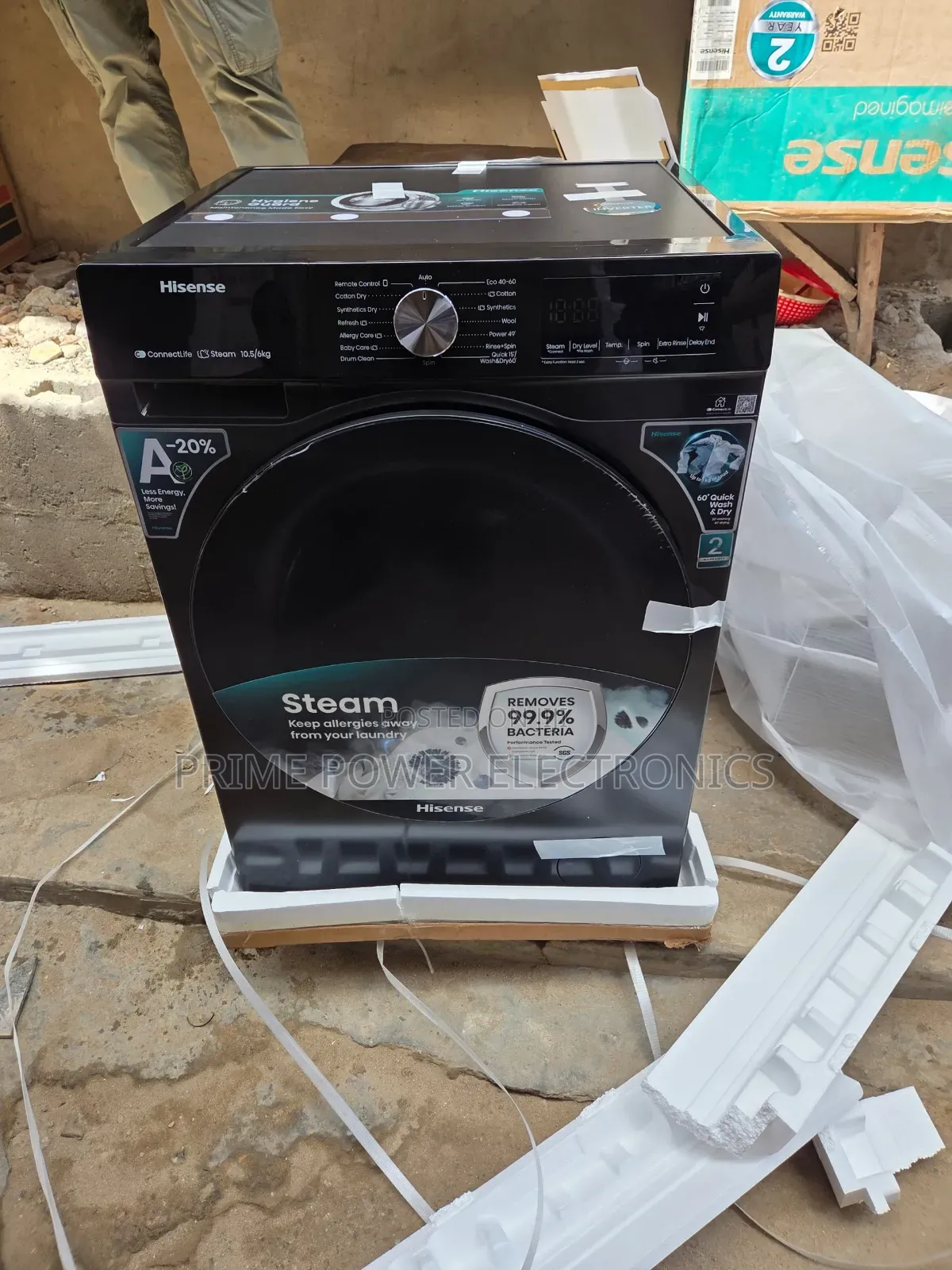 12KG Hisense Washer Dryer – Easy, Fast Convenient