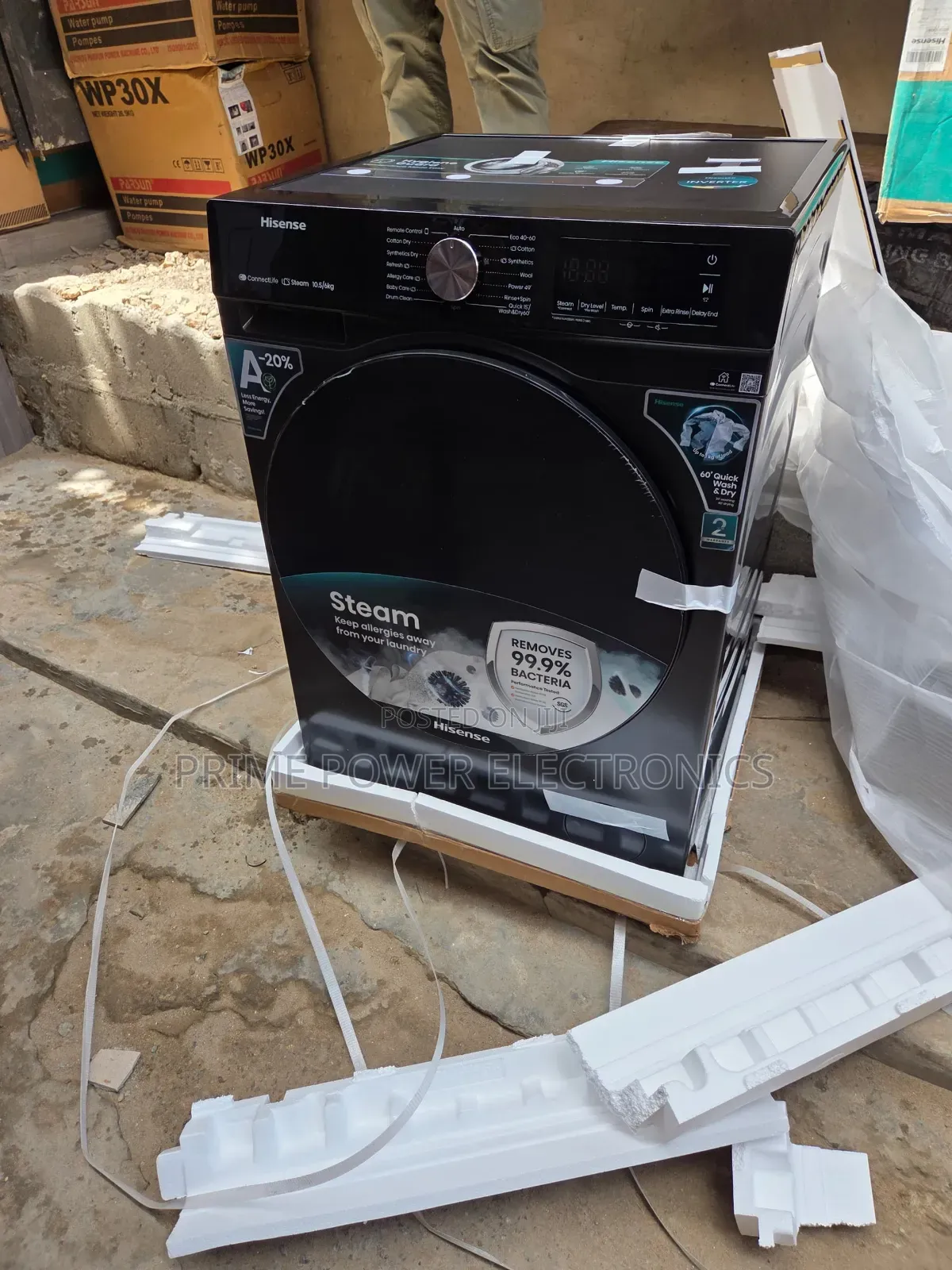Hisense 12KG Wash Dry Machine – Modern Laundry Solution