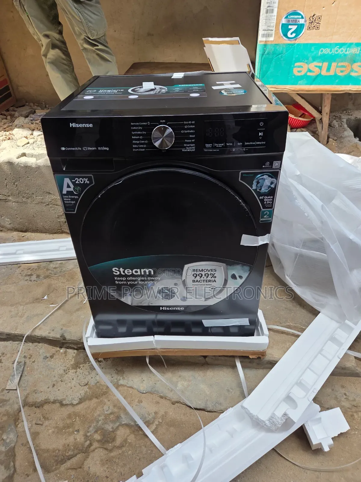 Hisense 12KG Wash Dry Machine – Modern Laundry Solution