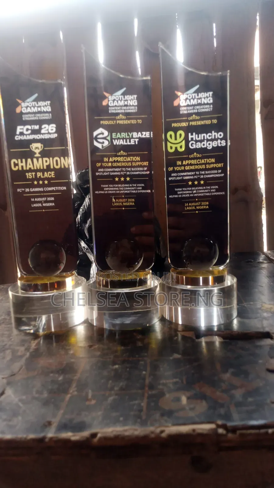 Crystal Award Plague B188