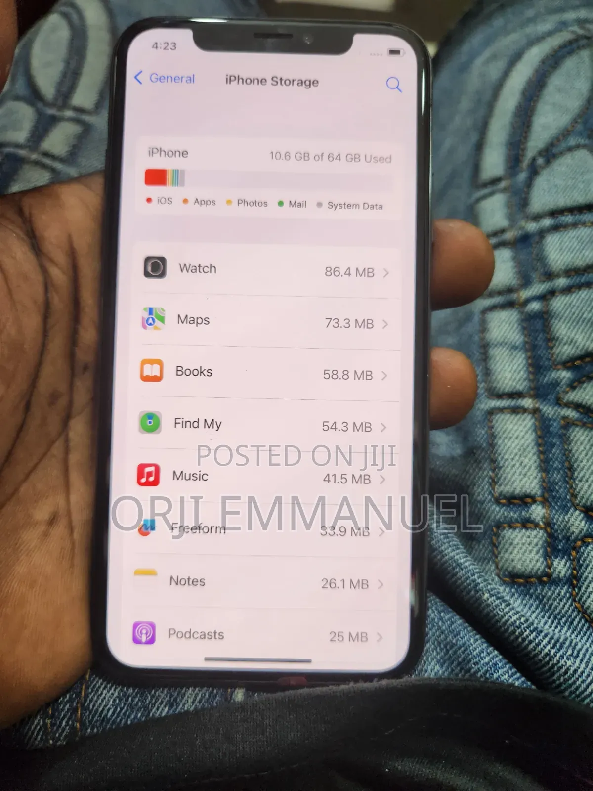 Apple iPhone X 64 GB Black