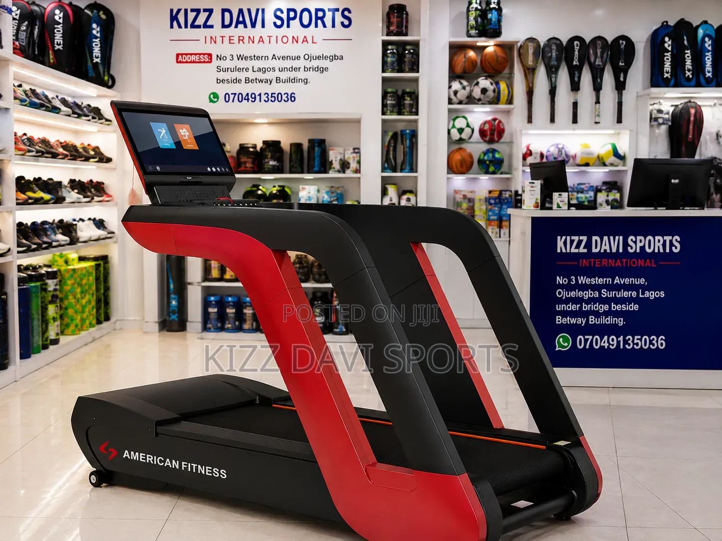 American Fitness Commercial 7 HP Treadmill Very Good Quality