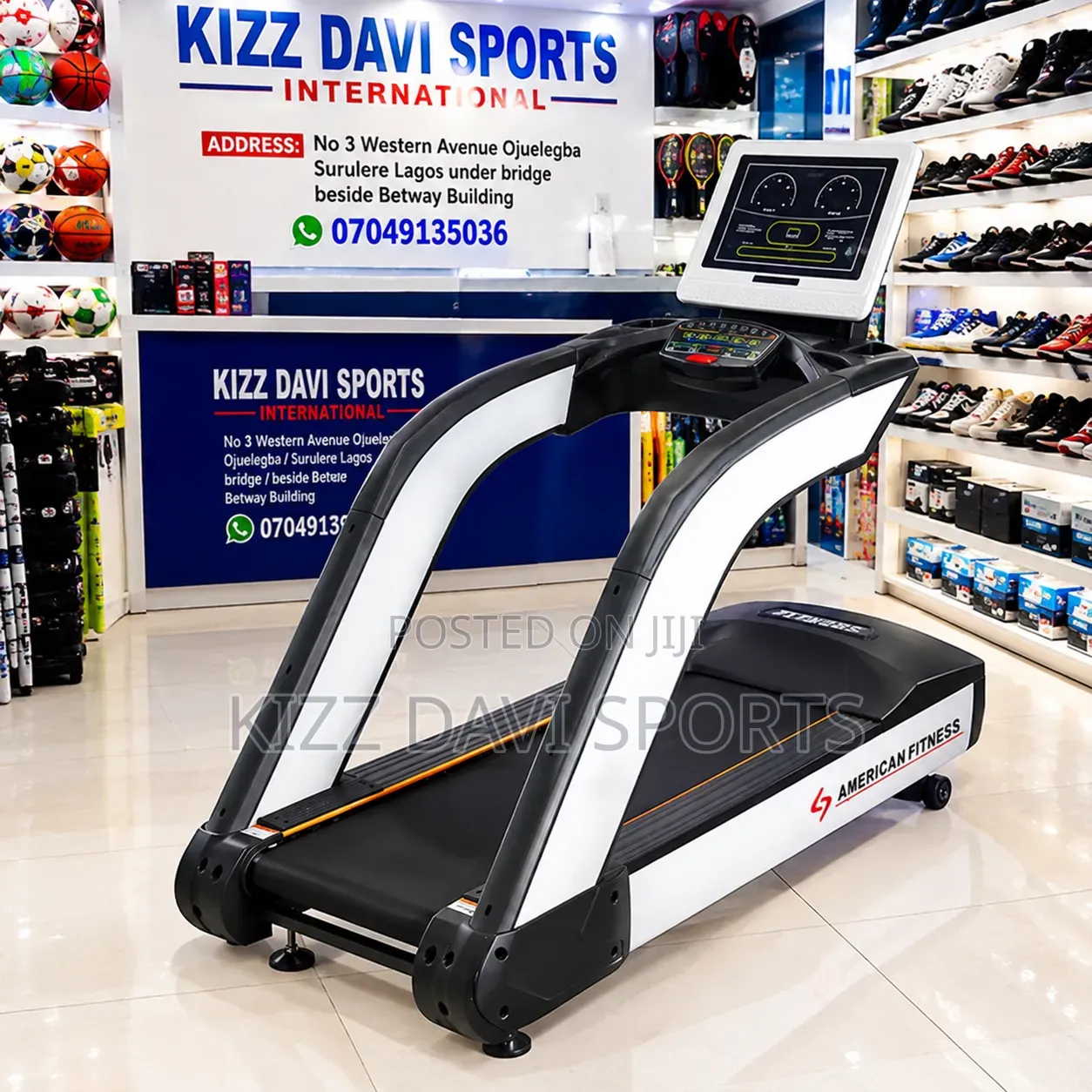 American Fitness Commercial 7 HP Treadmill Very Good Quality