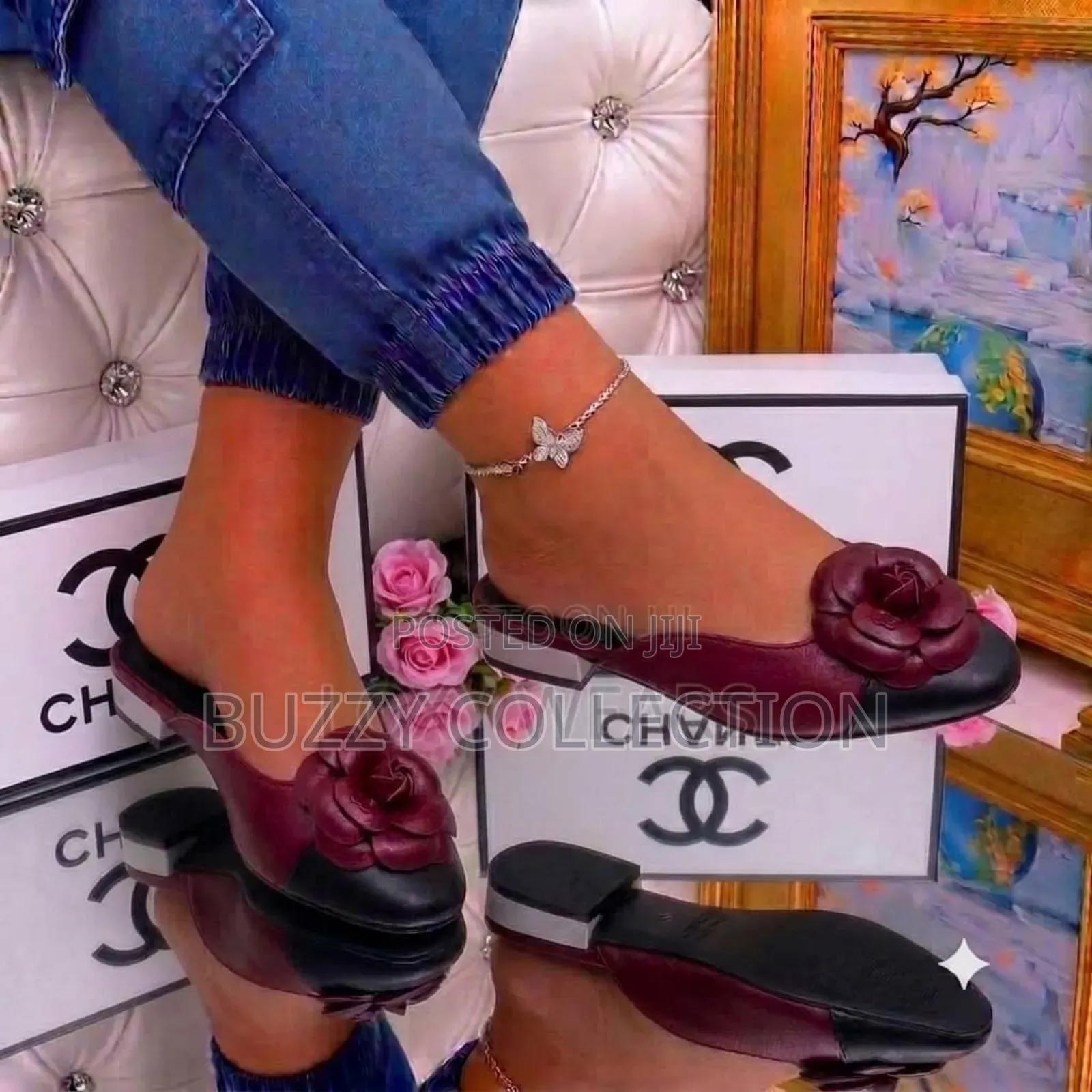 Stylish High Quality Chanel Half Shoe