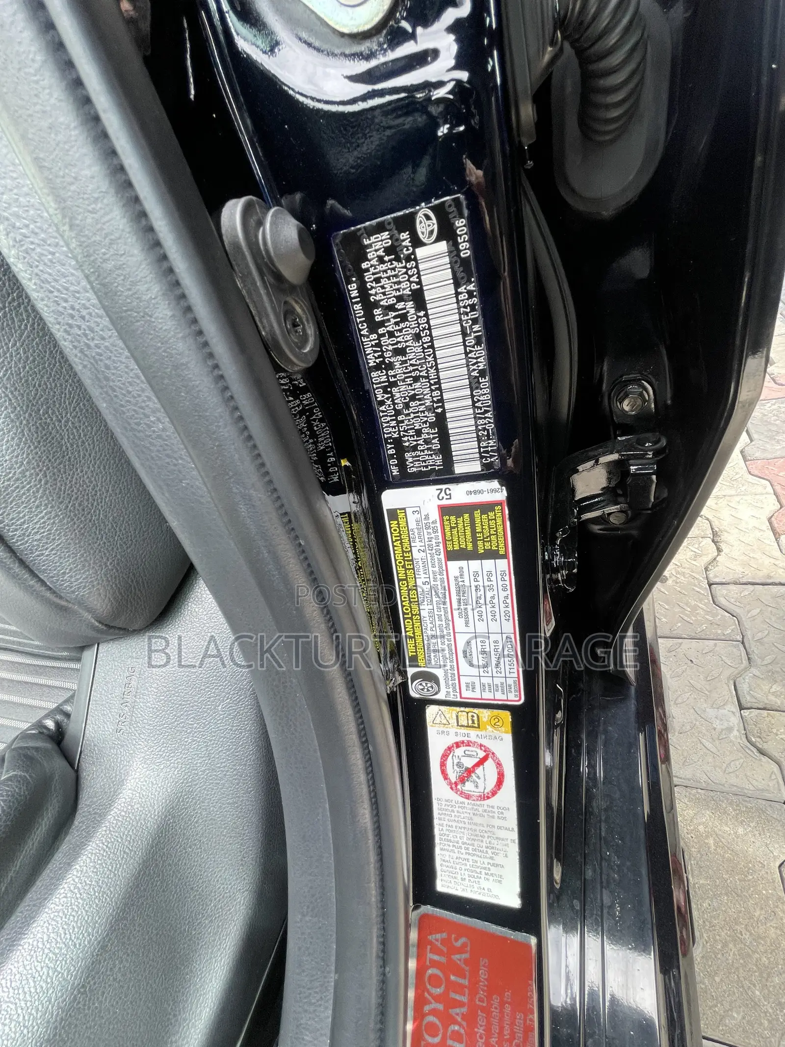 Toyota Camry 2019 Black