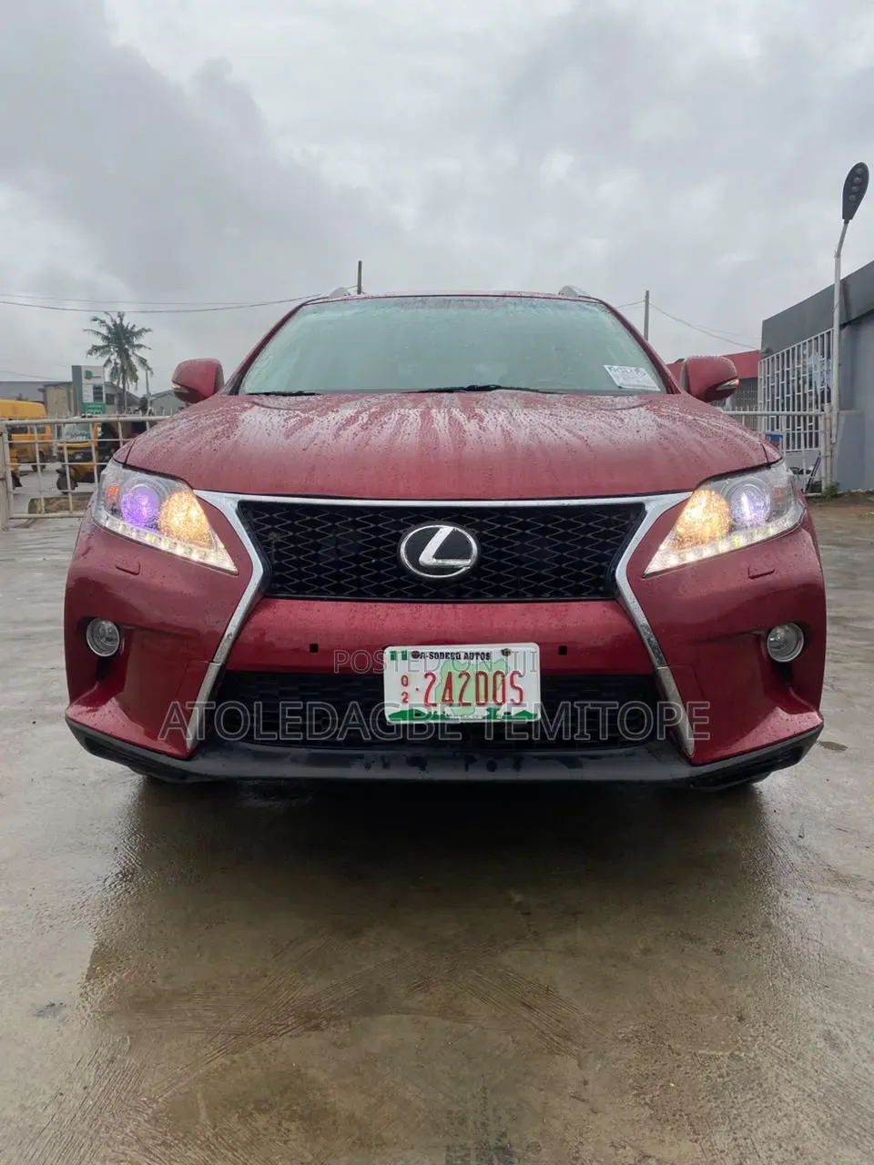 Lexus RX 350 2010 Burgundy