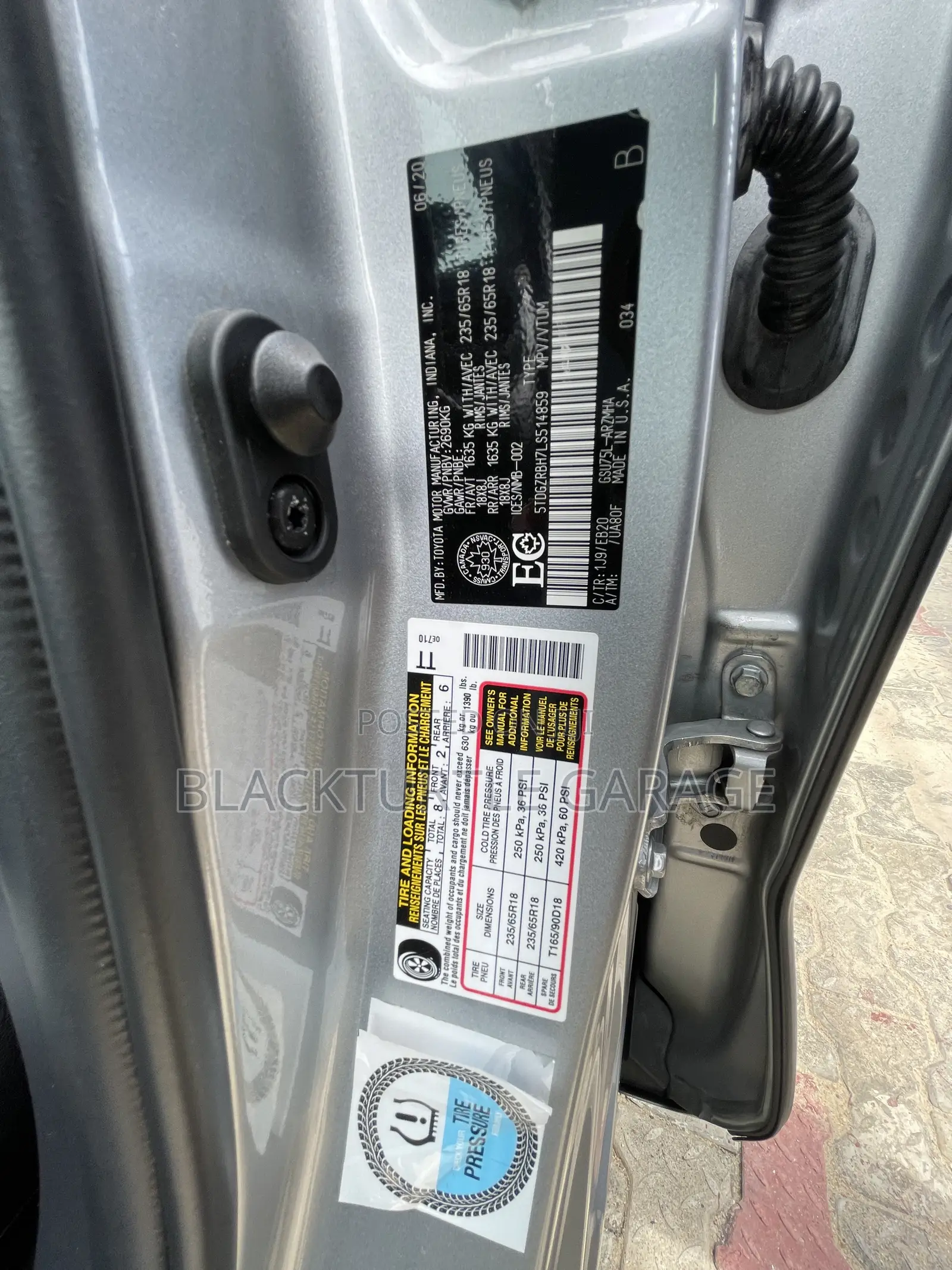 Toyota Highlander 2020 Gray
