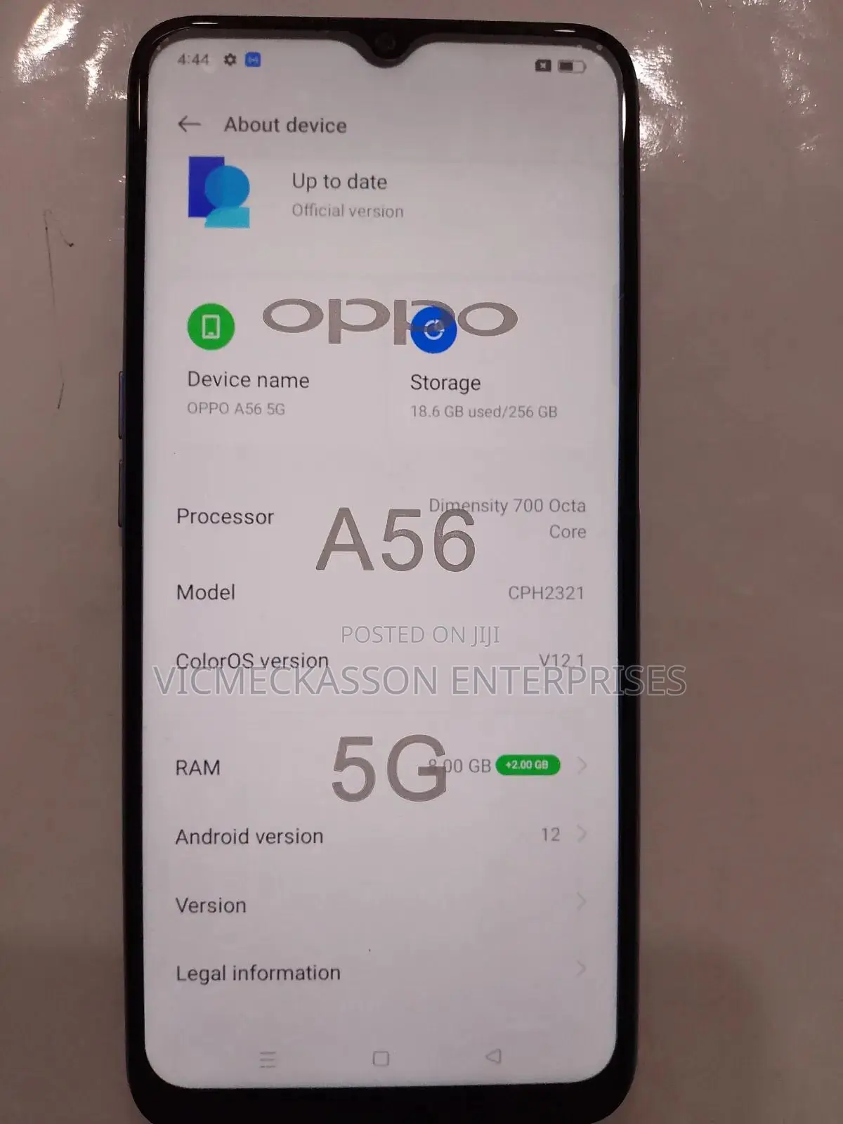 Oppo A56 5G 256 GB Purple