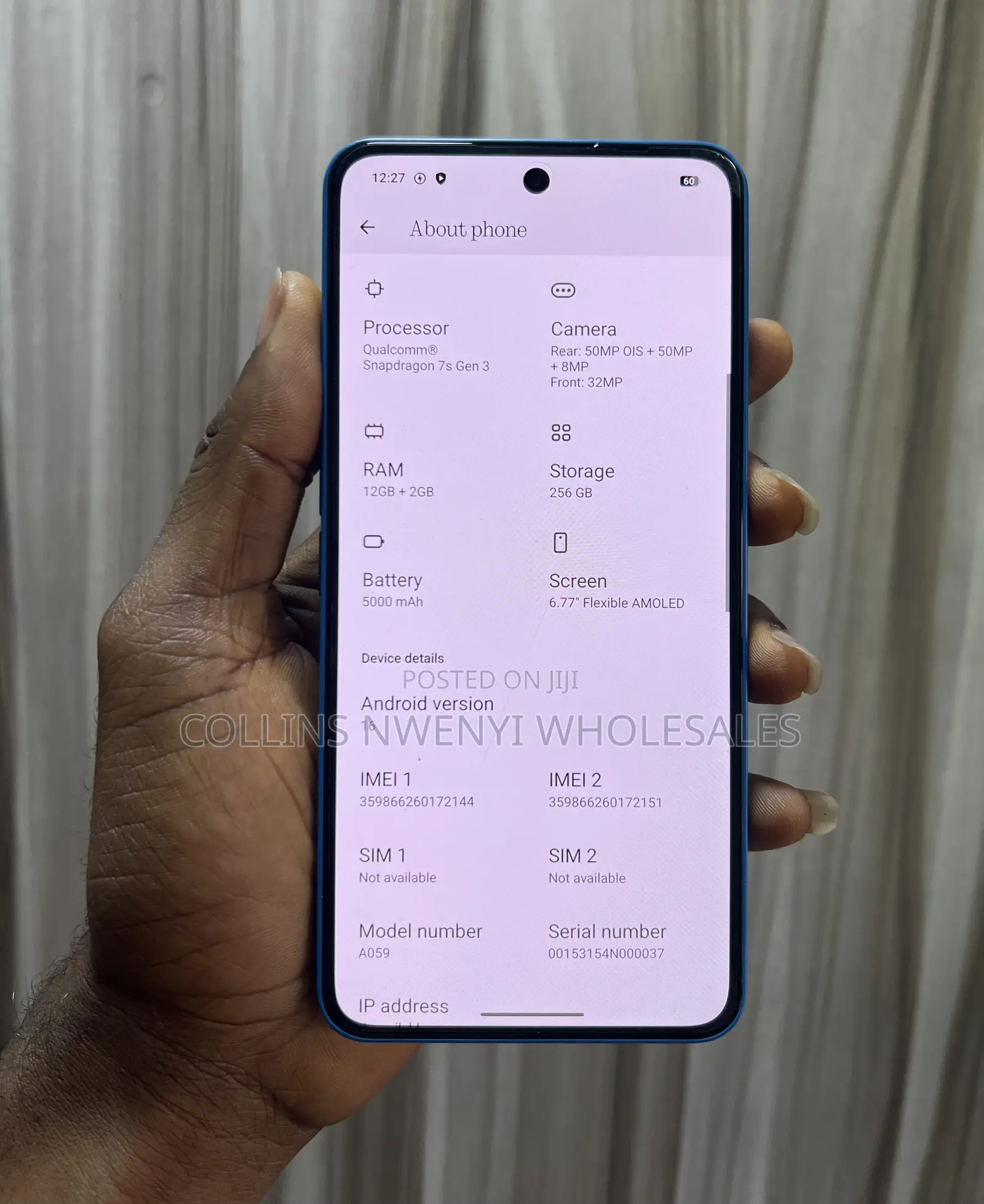 Nothing Phone 3a 256 GB Blue