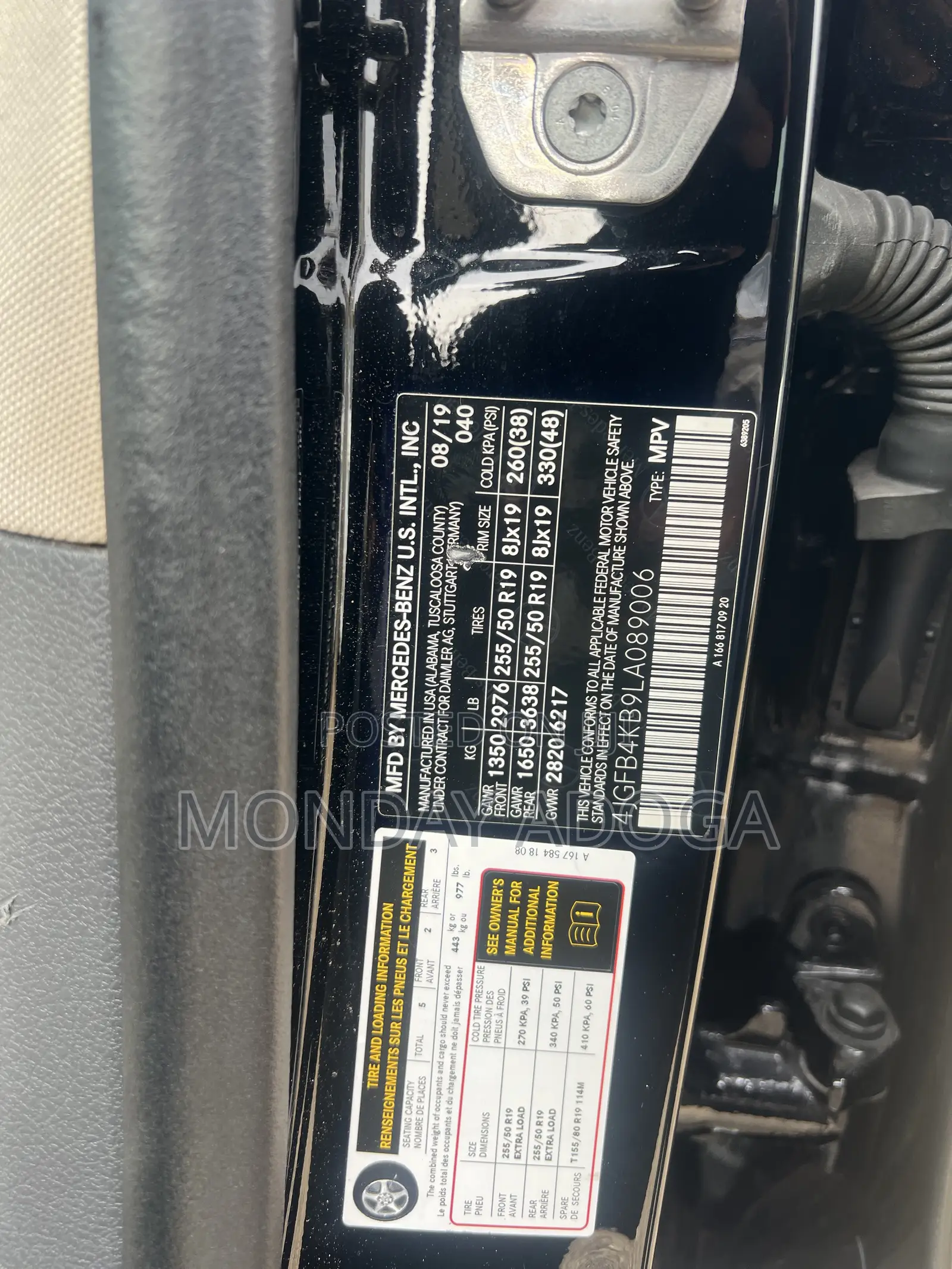 Mercedes-Benz GLE-Class GLE 350 4MATIC 2020 Black