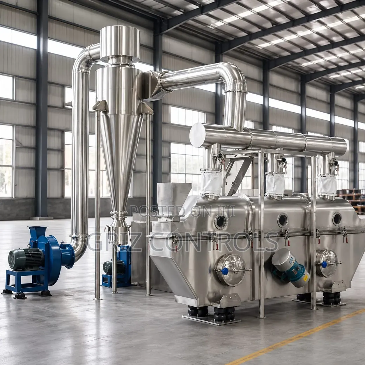 GRIZ CONTROLS Fluidized Bed Granulator and Dryer