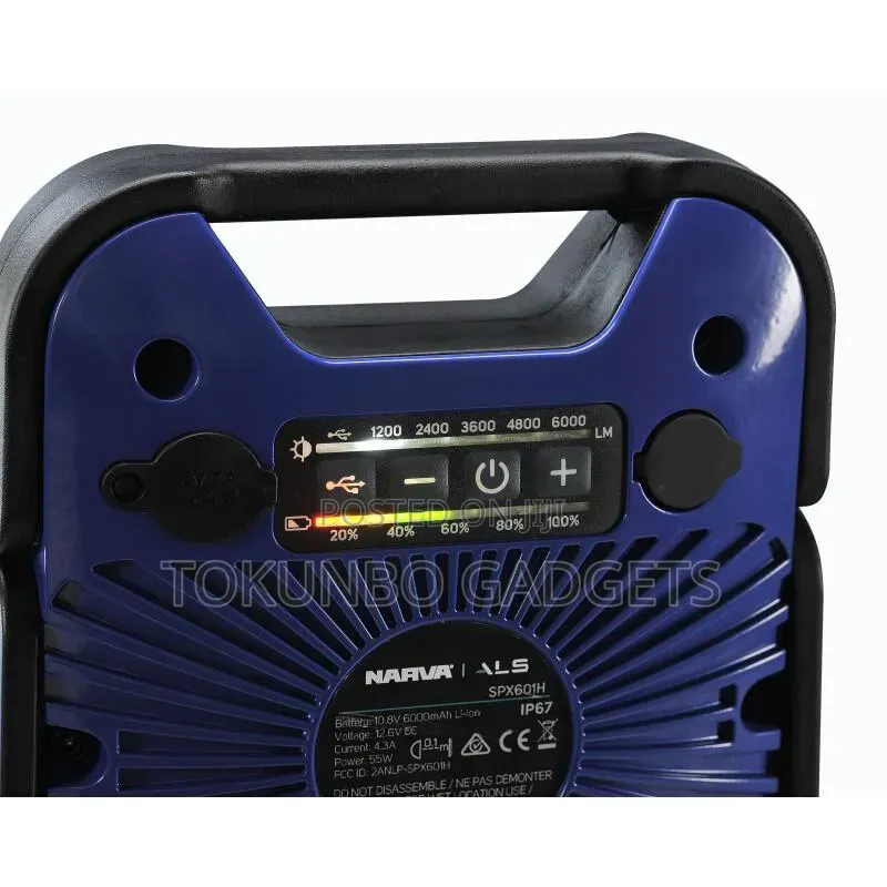 Narva 71416 6000 Lumen Heavy Duty Rechargeable ALS LED Spot Light