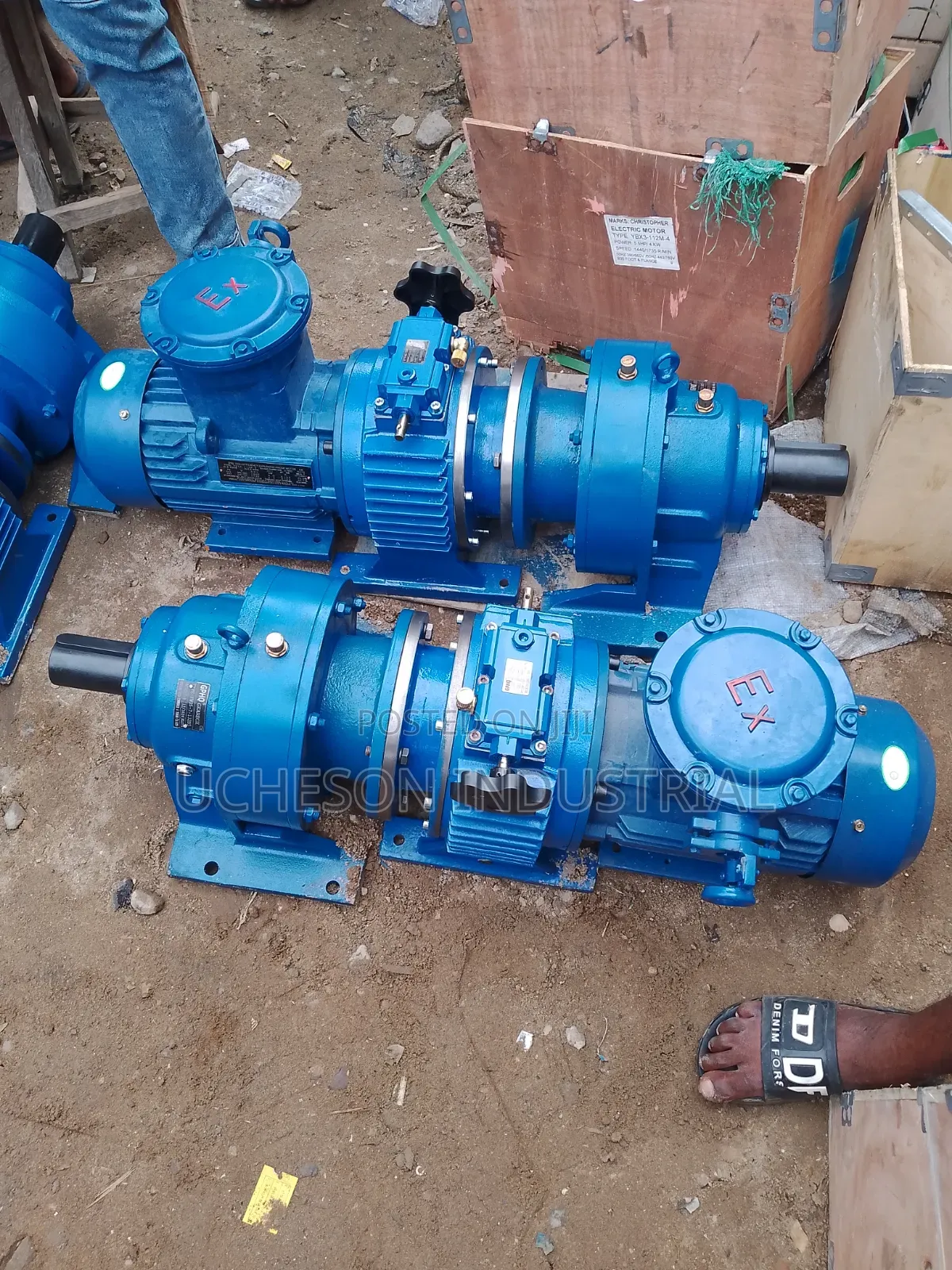 4kw Ex With Xwd5-7-1 Udl 2.2-4 200-1000rpmGearmotor