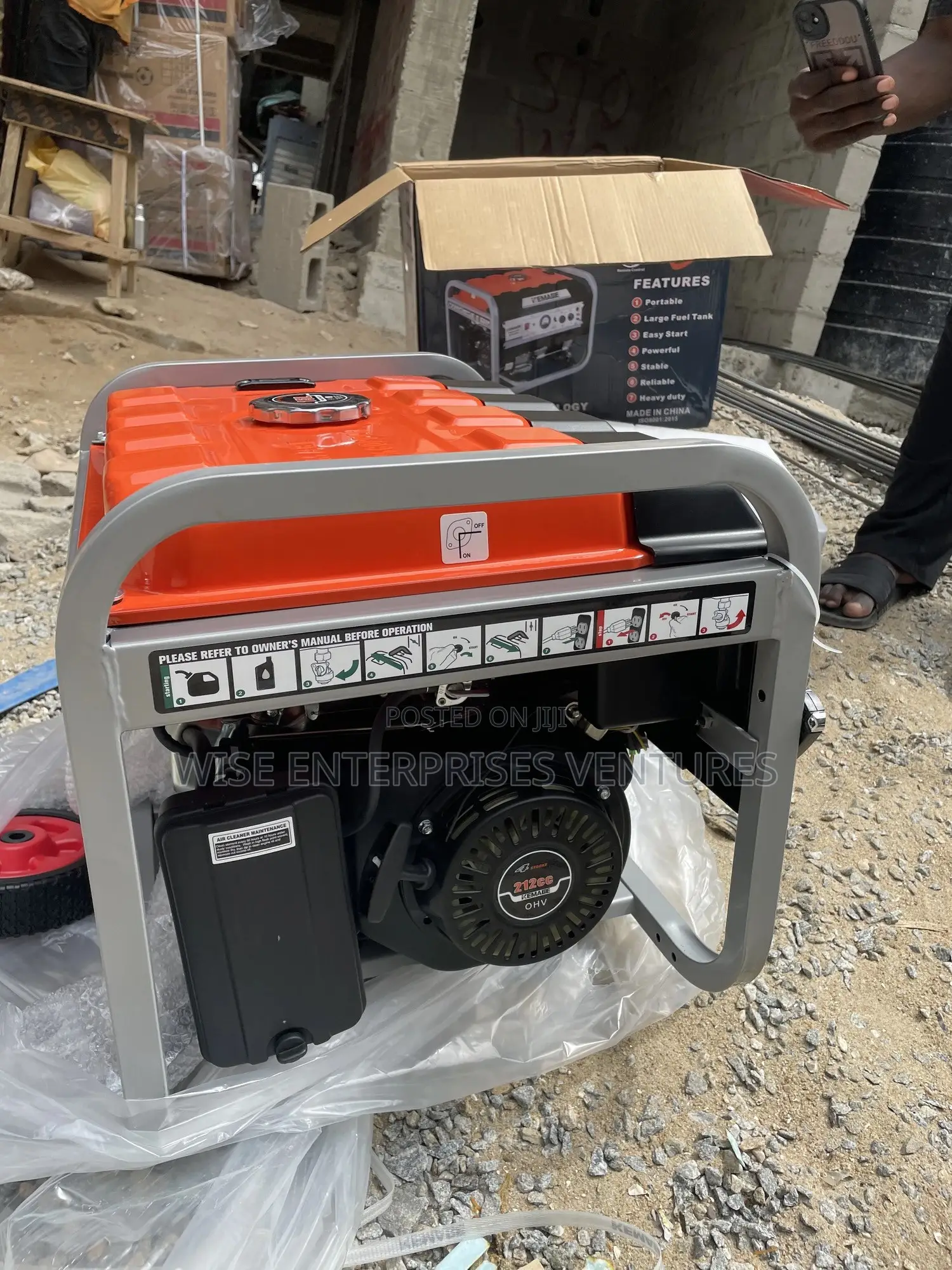 Kemage 5800e2 4.5kva Remote Control 100% Copper Coil