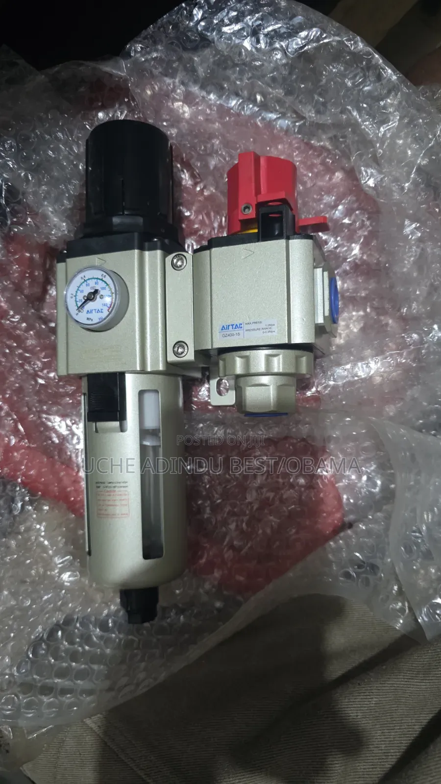 Airtac Regulator Filter With on and Off 1/2