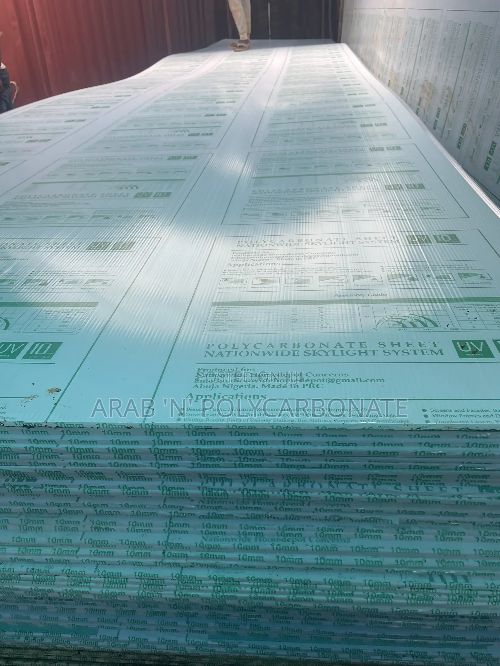 Rare Feature Danpalon Polycarbonate Sheets
