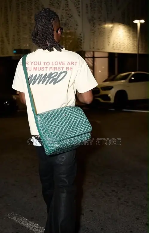 Goyard Quality Luxury Men Genuine Leather Crossbag