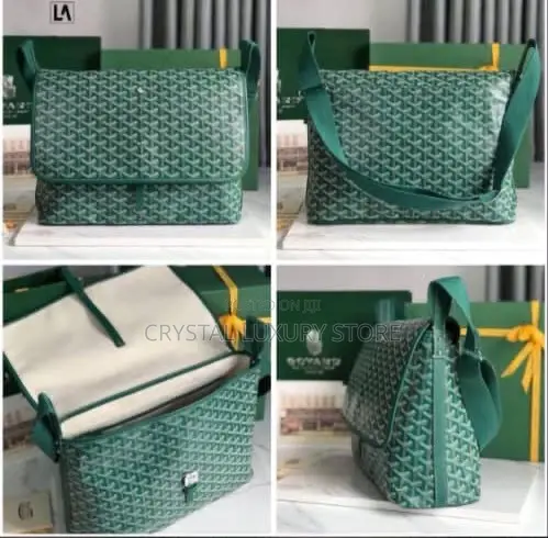 Goyard Quality Luxury Men Genuine Leather Crossbag