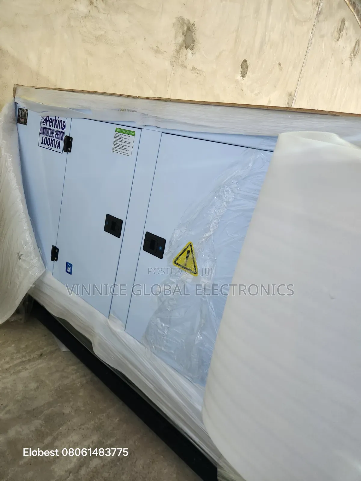 100KVA Brand New Perkins Diesel Soundproof Generator With 5yrs Warrant