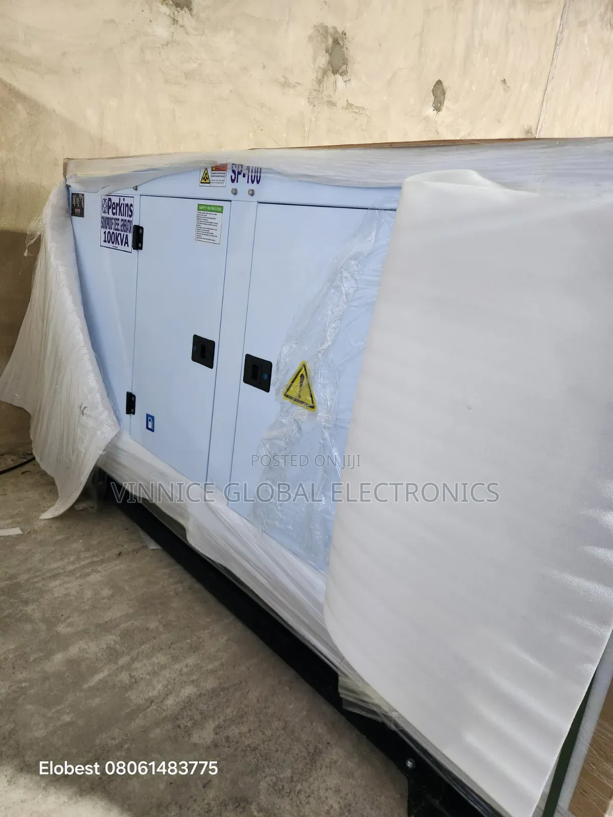 100KVA Brand New Perkins Diesel Soundproof Generator With 5yrs Warrant