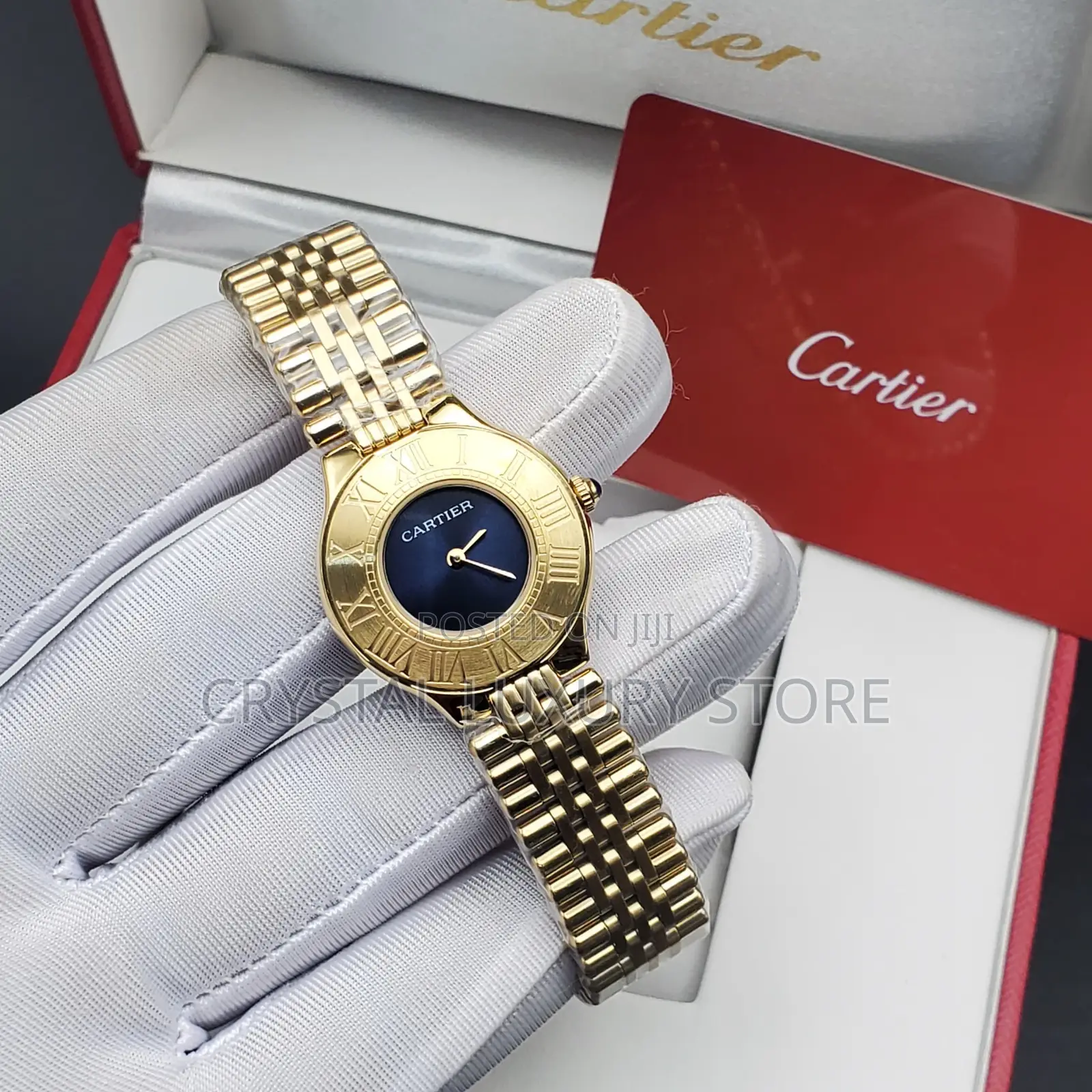 Cartier Quality Luxury Ladies Chain Strap Wristwatch