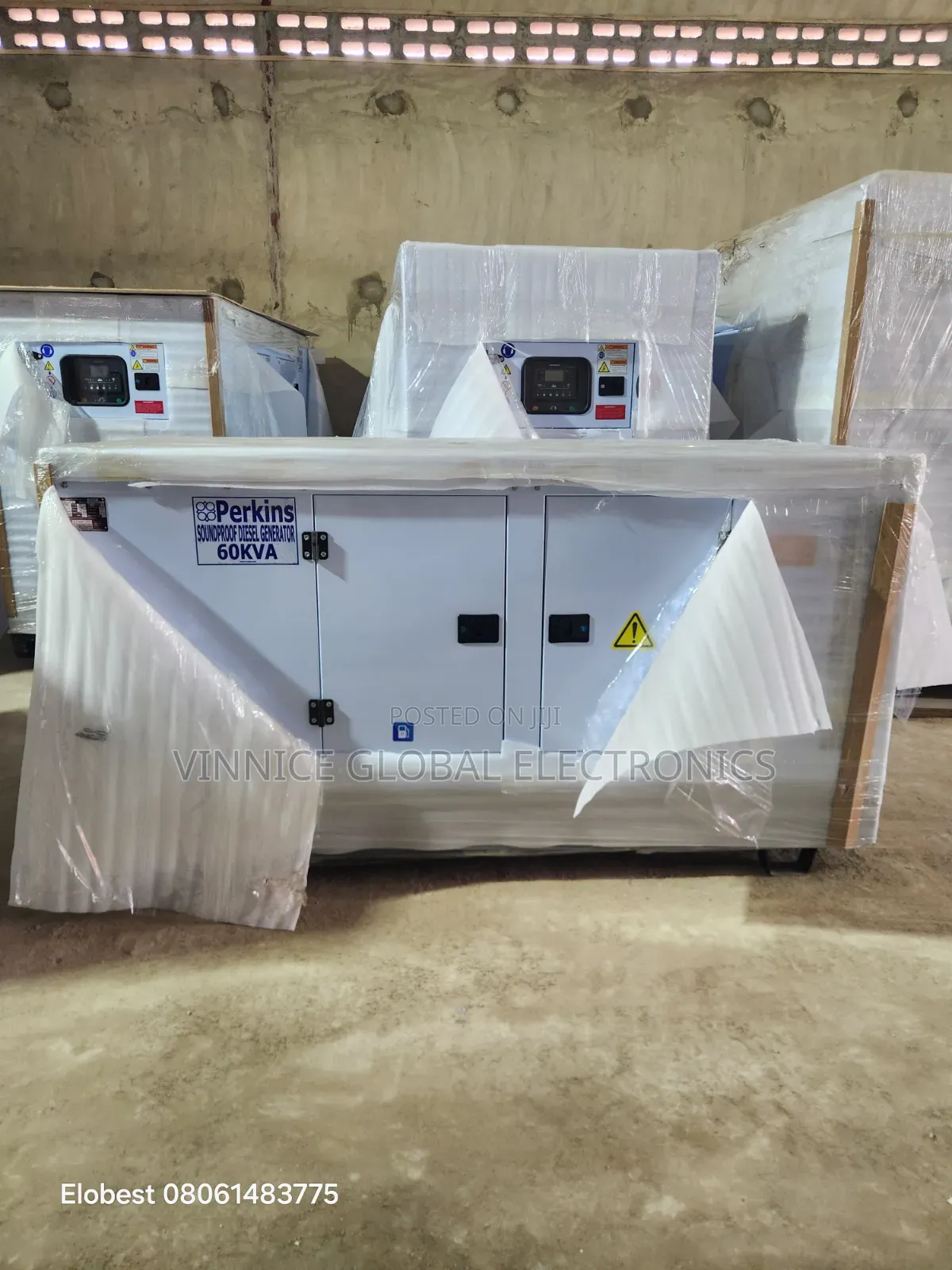 60kva Perkins Diesel Soundproof Generator With 5 Years Warranty New