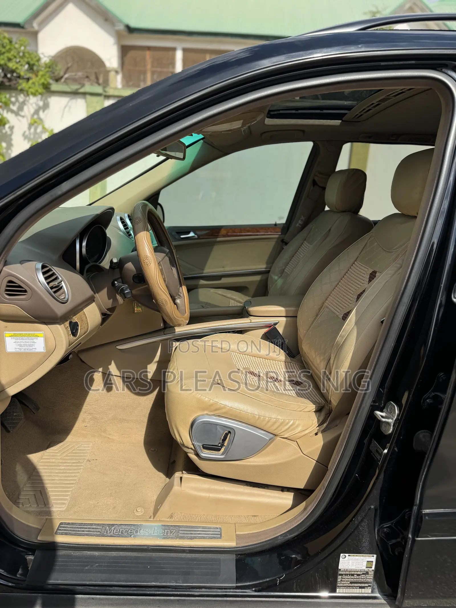 Mercedes-Benz M Class ML 350 AWD 4Matic (3.5L V6 7A) 2006 Black