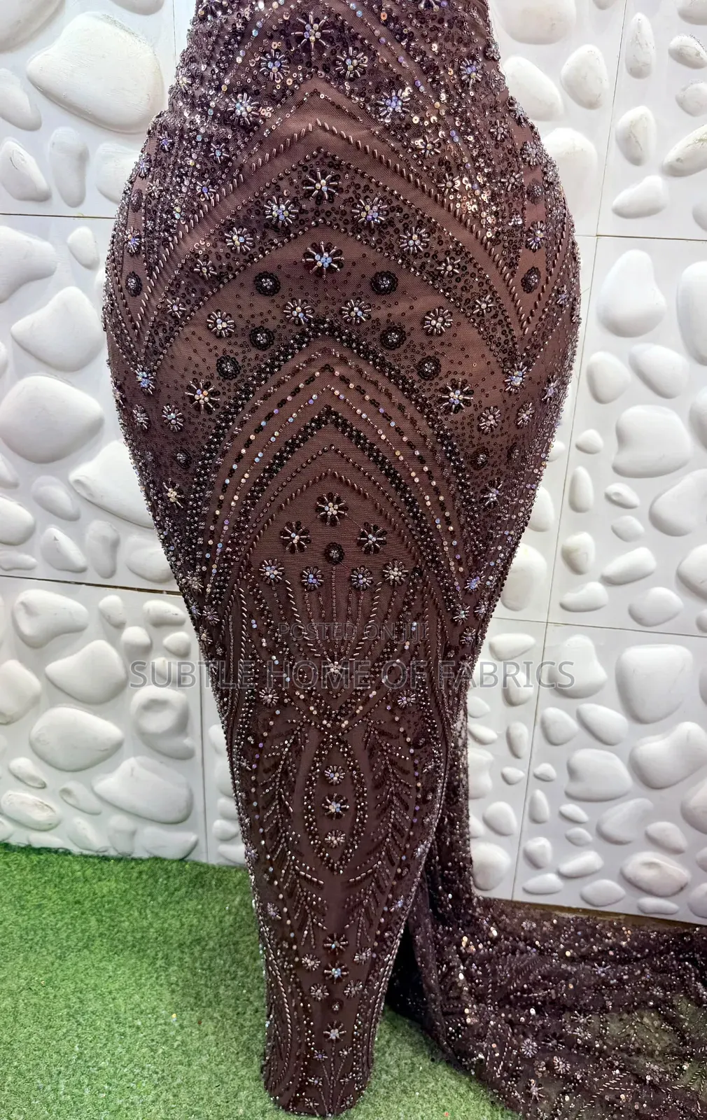 Quality Full Beaded Lace in Blue, Gold, Green, Red, Peach for Asoebi