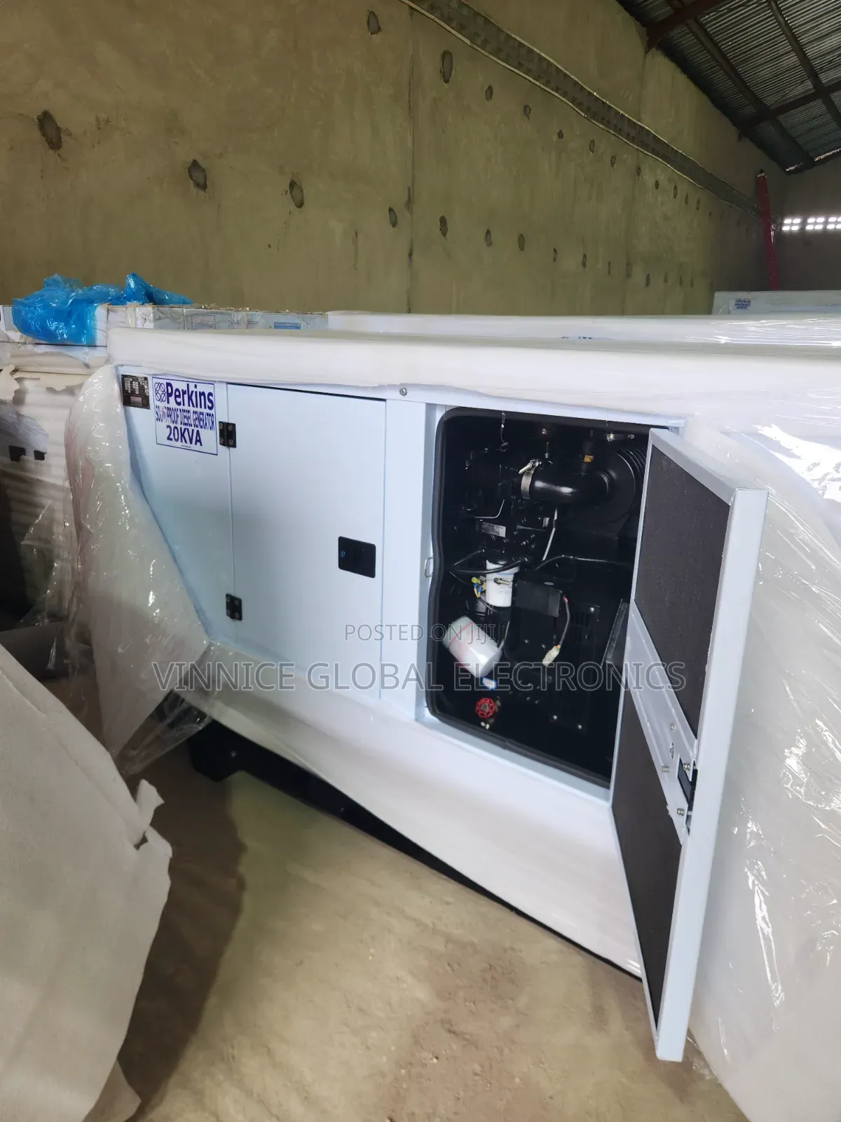 Brand New 20kva Perkins Diesel Soundproof Generator 5 Years Warranty