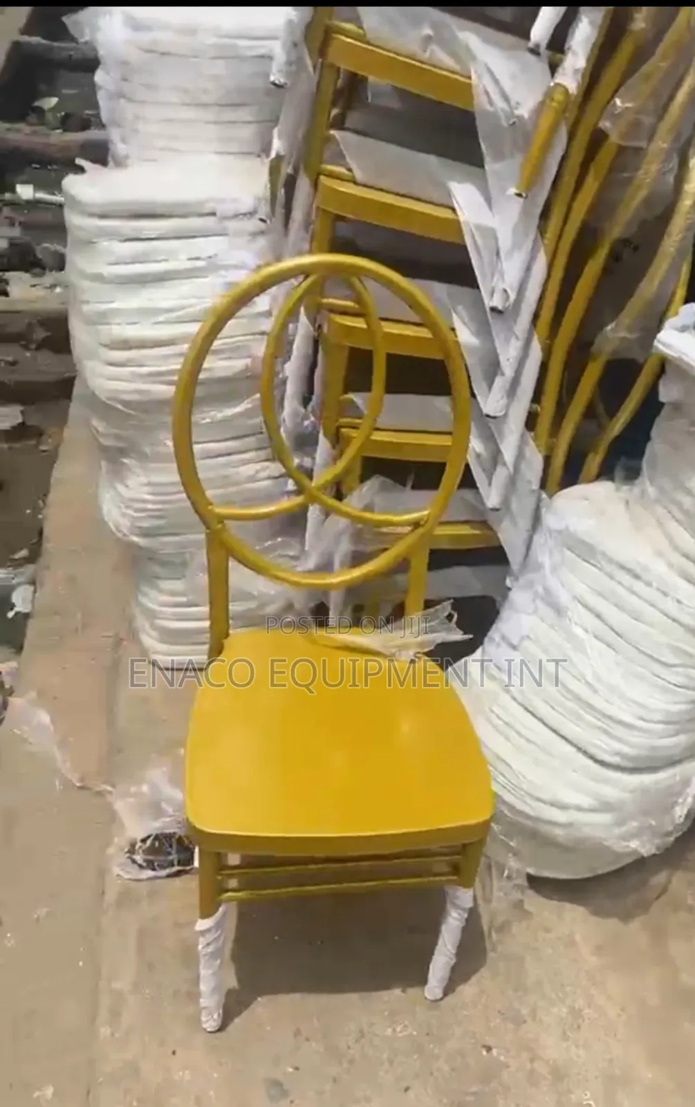 Round Back Cherry Event Chairs