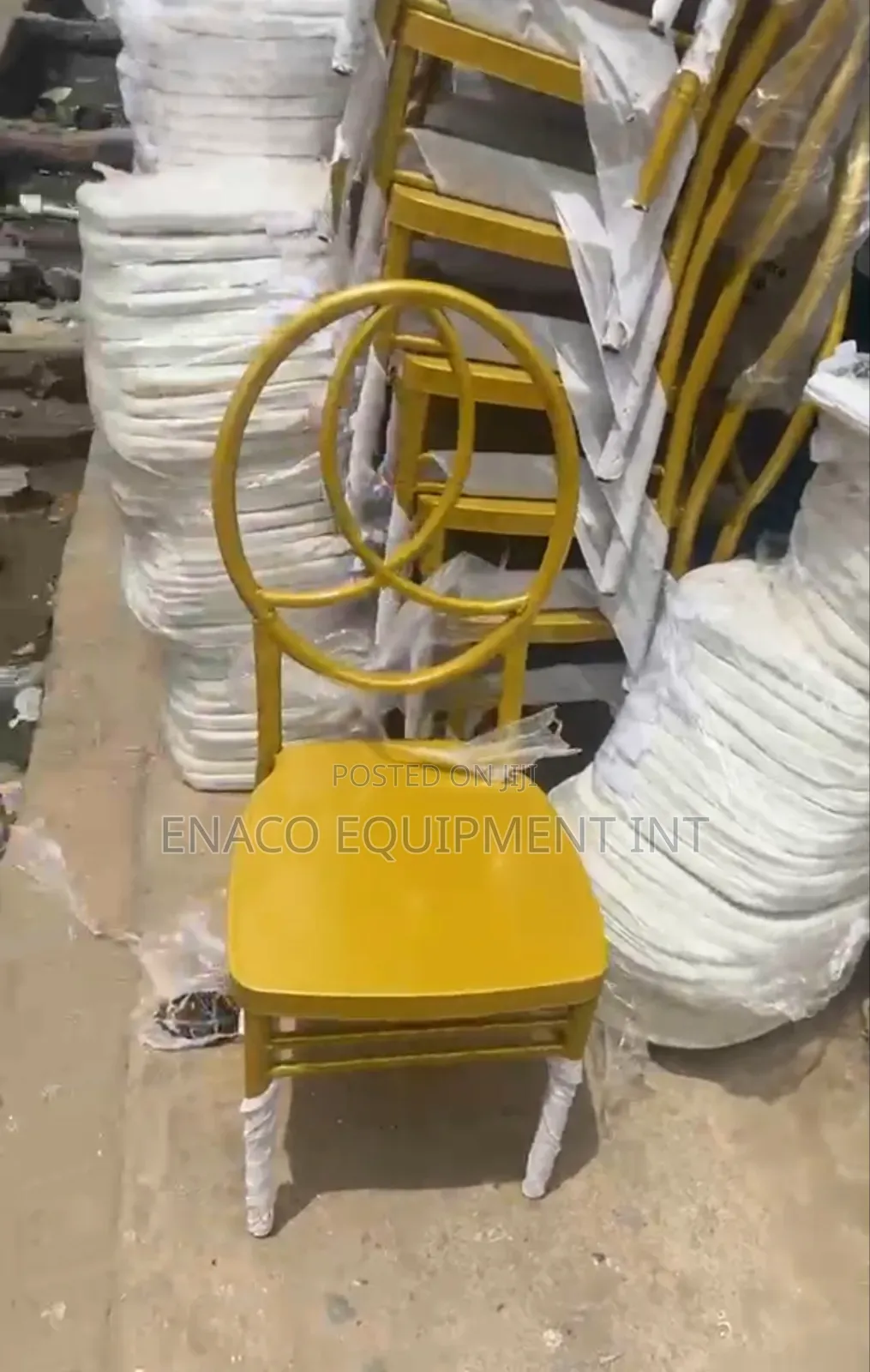 Round Back Cherry Event Chairs
