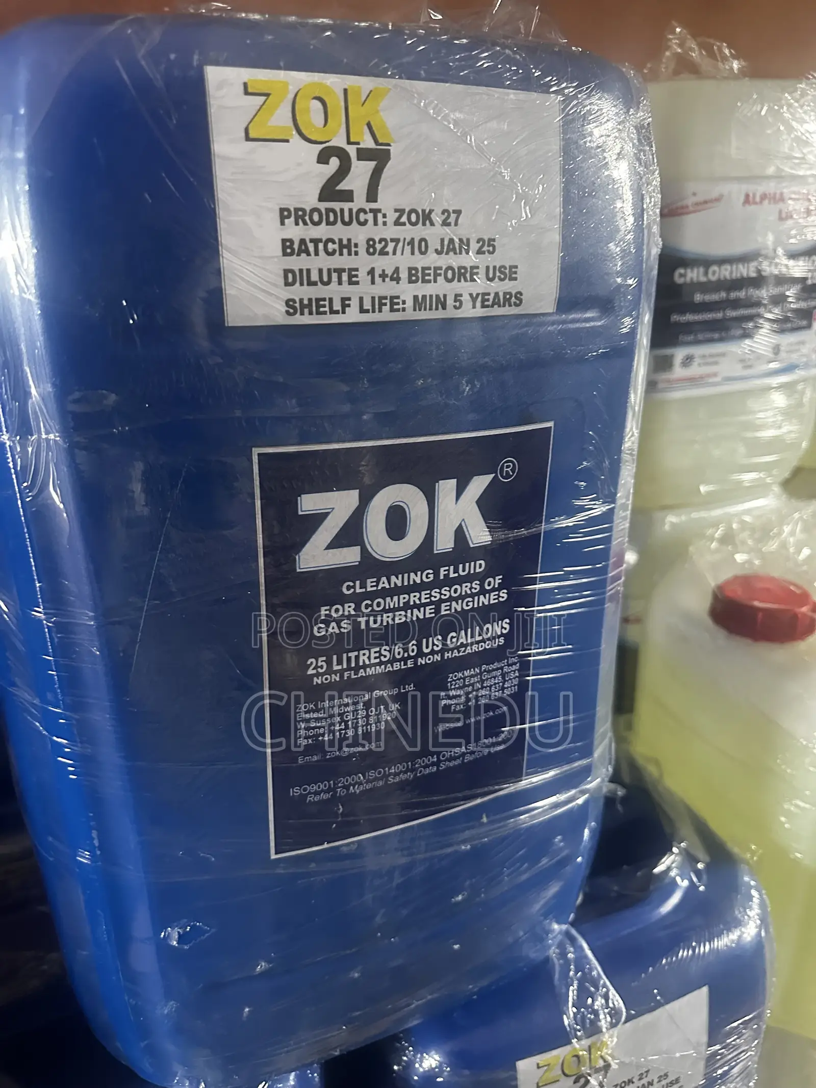 ZOK 27 - Gas Turbine Compressor Cleaning Fluid 20L