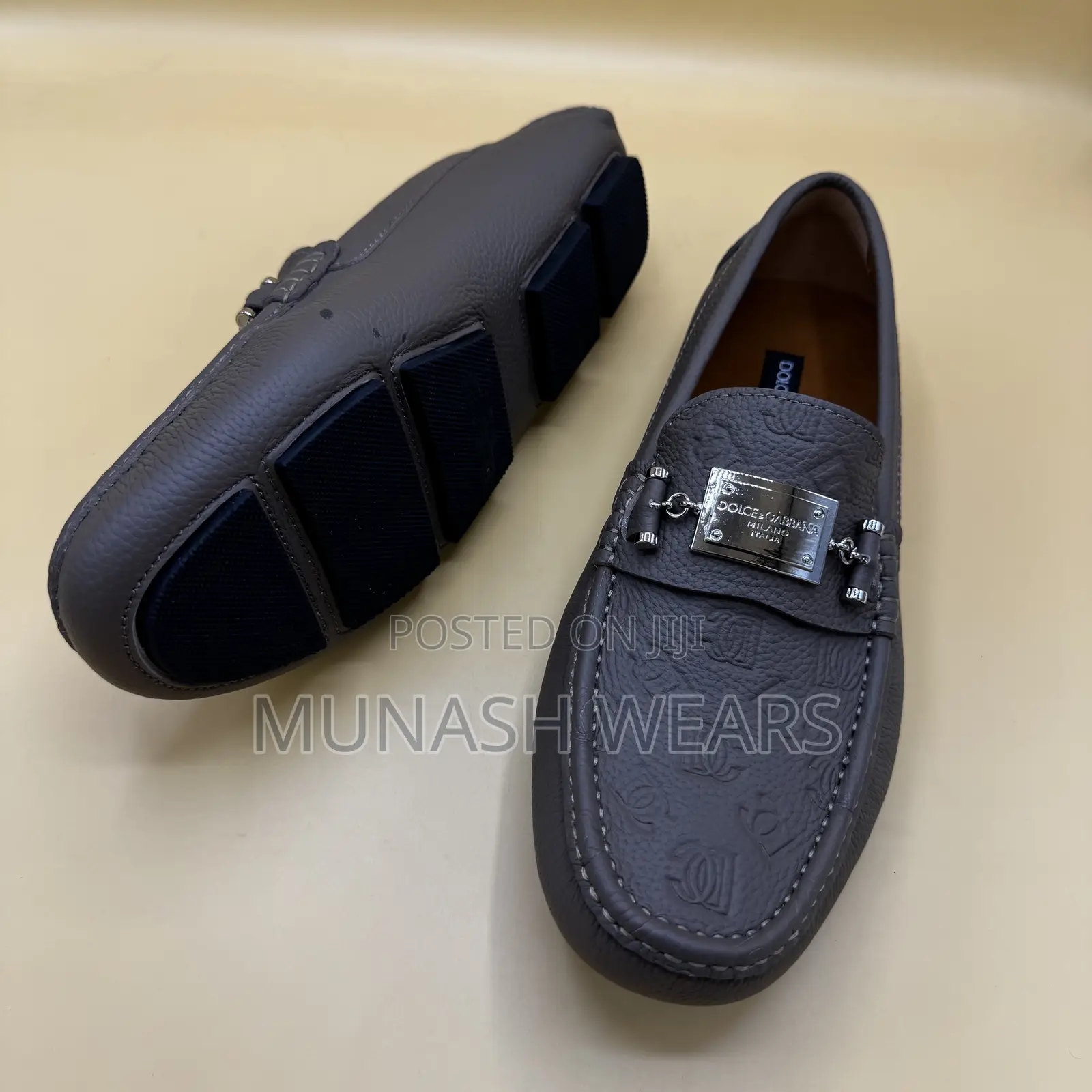 Italian Dolce Gabbana Flexible Slip on Shoe 40-46