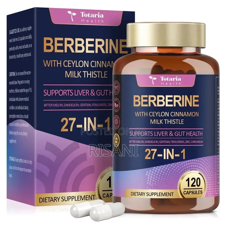 Totaria Berberine Plus Capsules With Ceylon Cinnamon