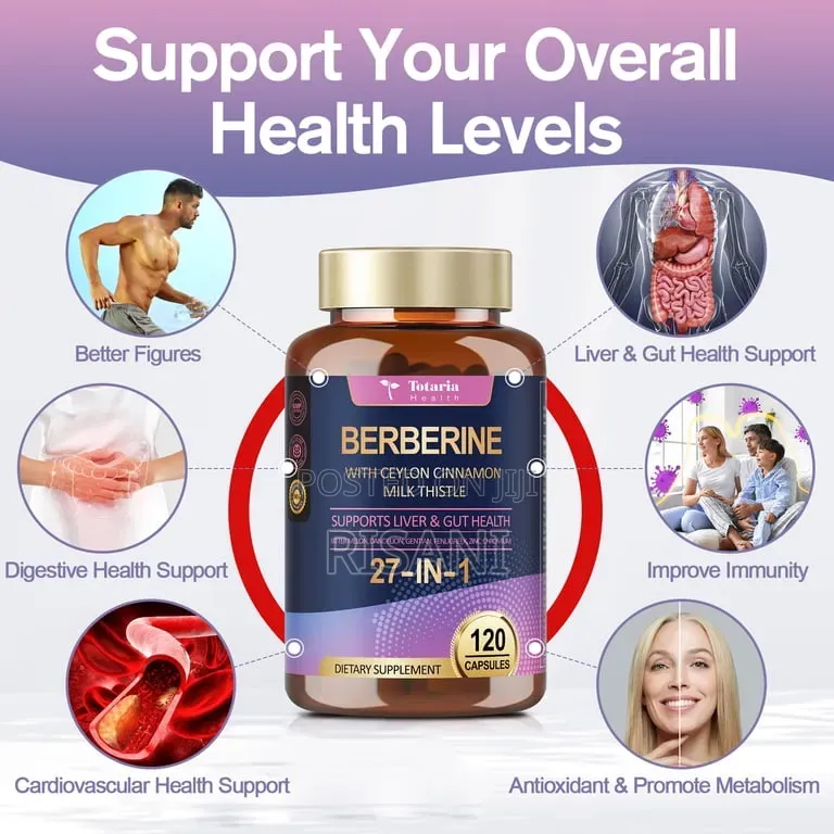 Totaria Berberine Plus Capsules With Ceylon Cinnamon