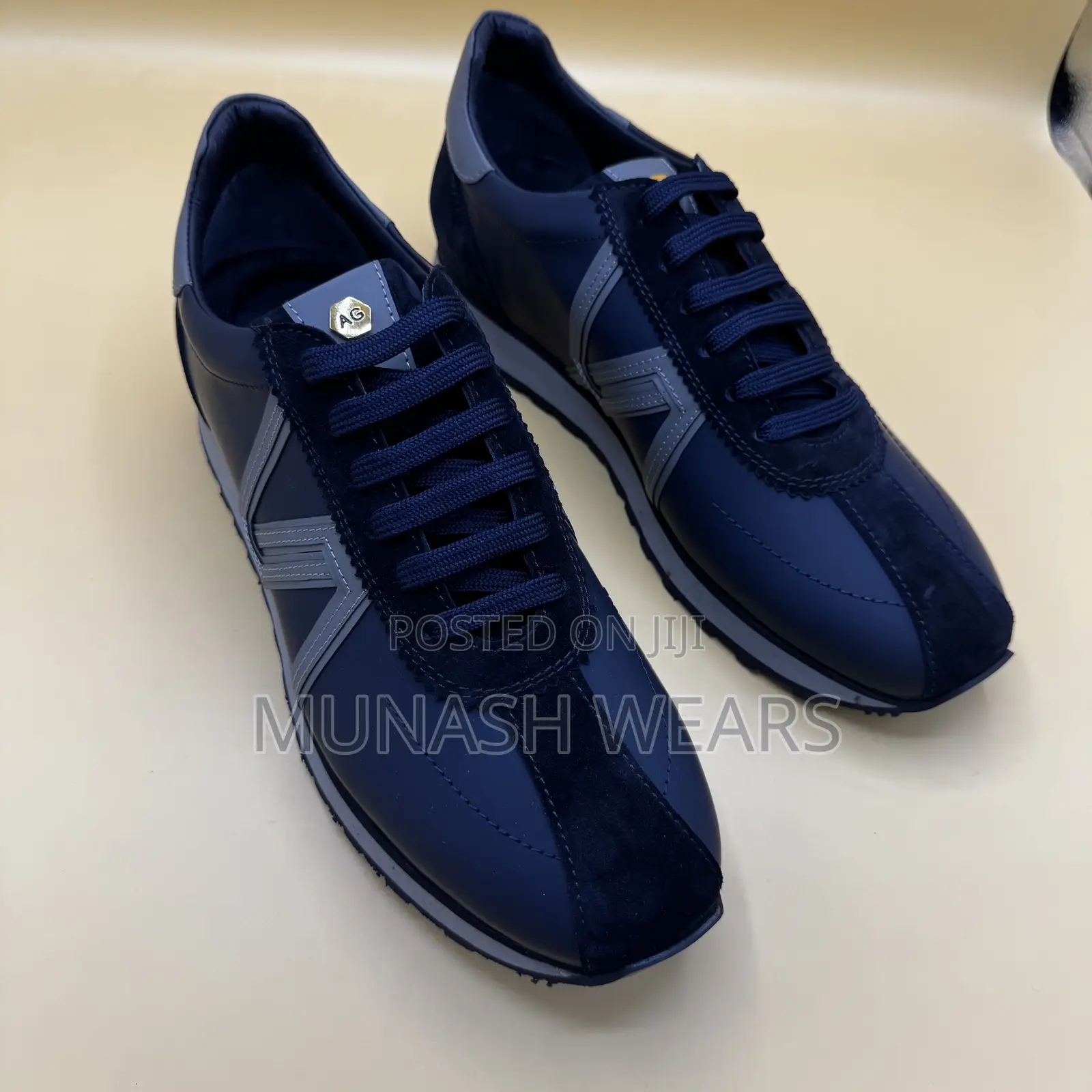 Italian Alberto Blue Lace Up Kick 40-46