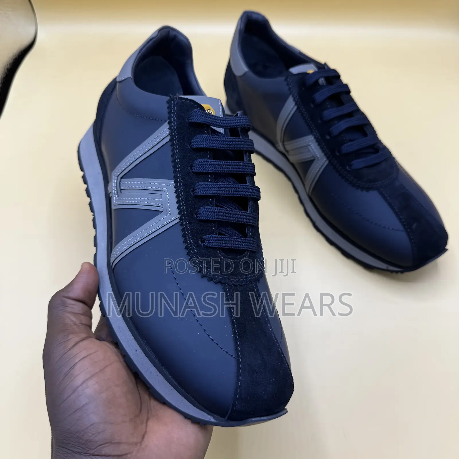 Italian Alberto Blue Lace Up Kick 40-46