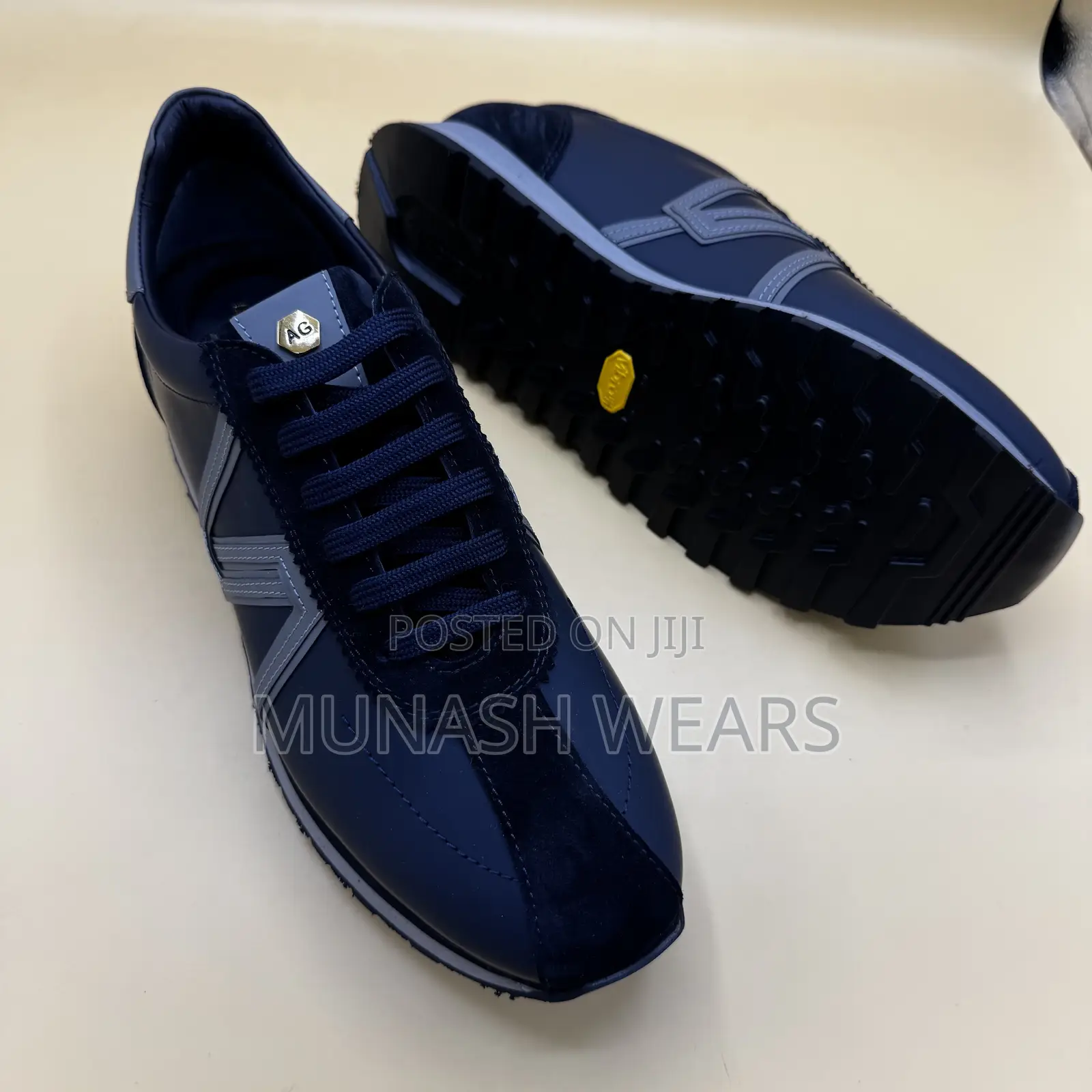 Italian Alberto Blue Lace Up Kick 40-46