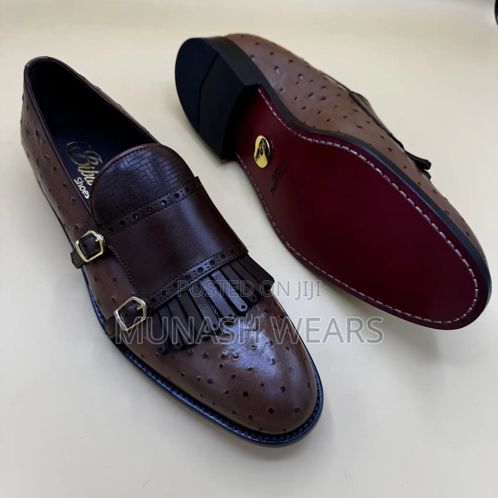Italian Leather Brown Shoes 40-46 Available
